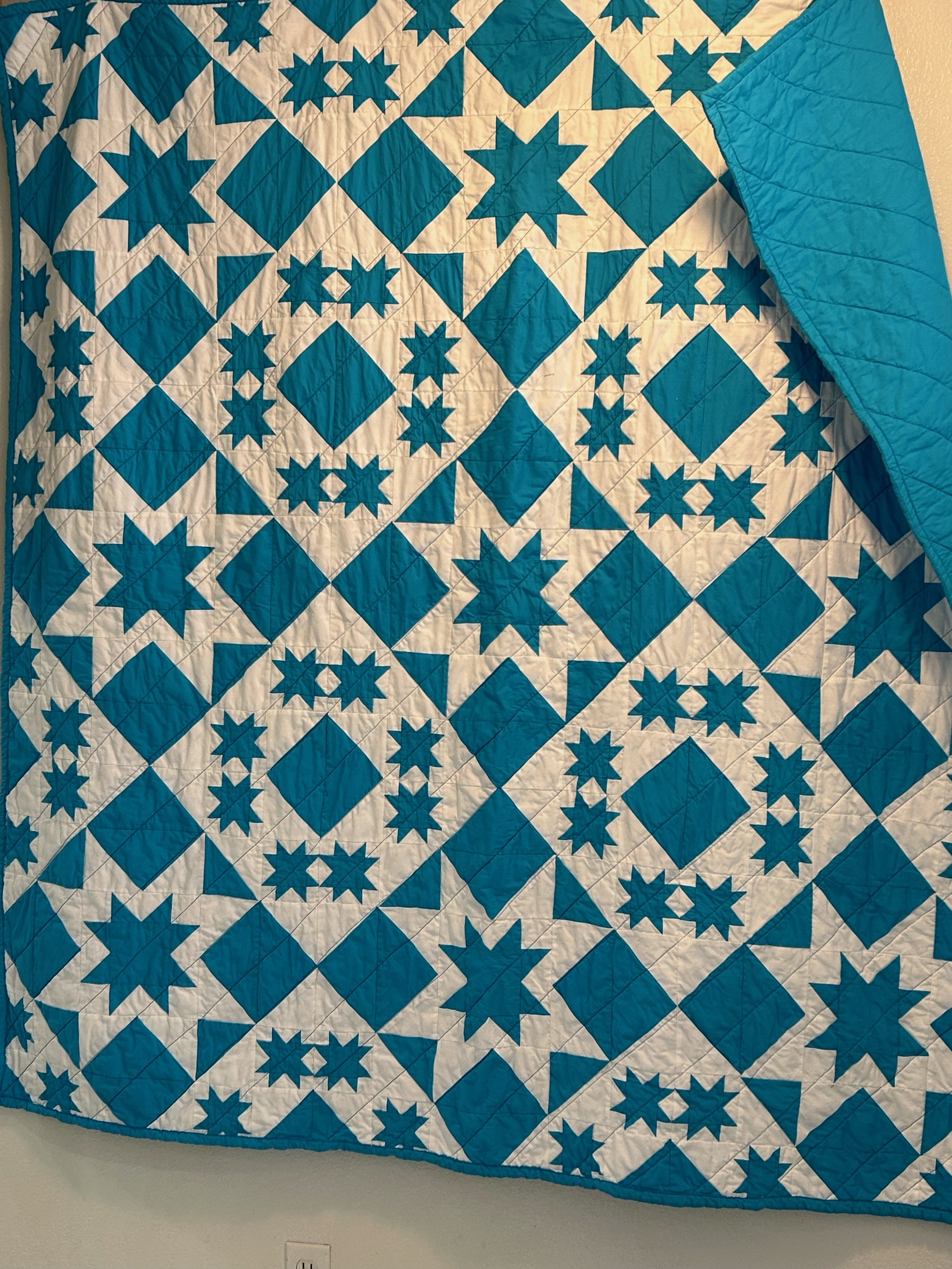 Blue Topaz 65" x 67"