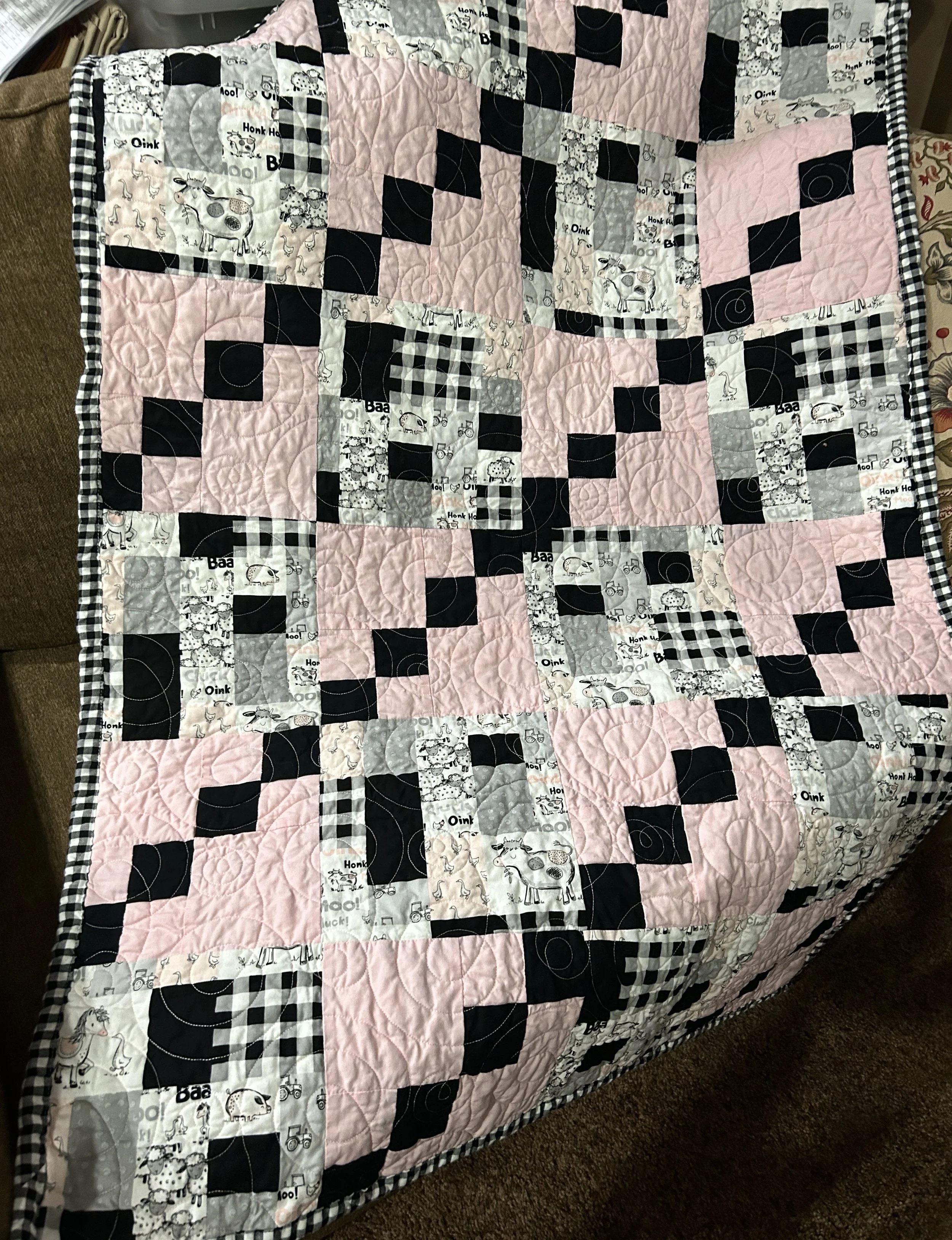 Grace Baby Quilt 33" x 49"