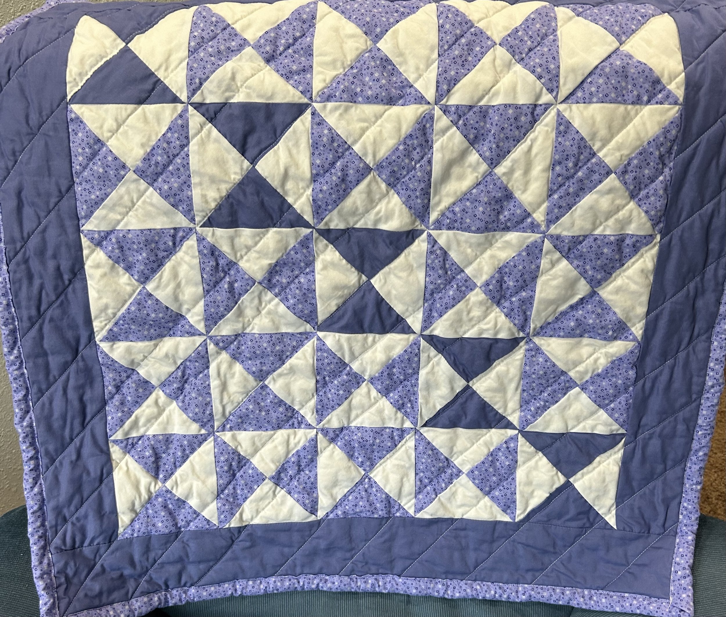 Infant Car Seat Quilt 27" x 27"
