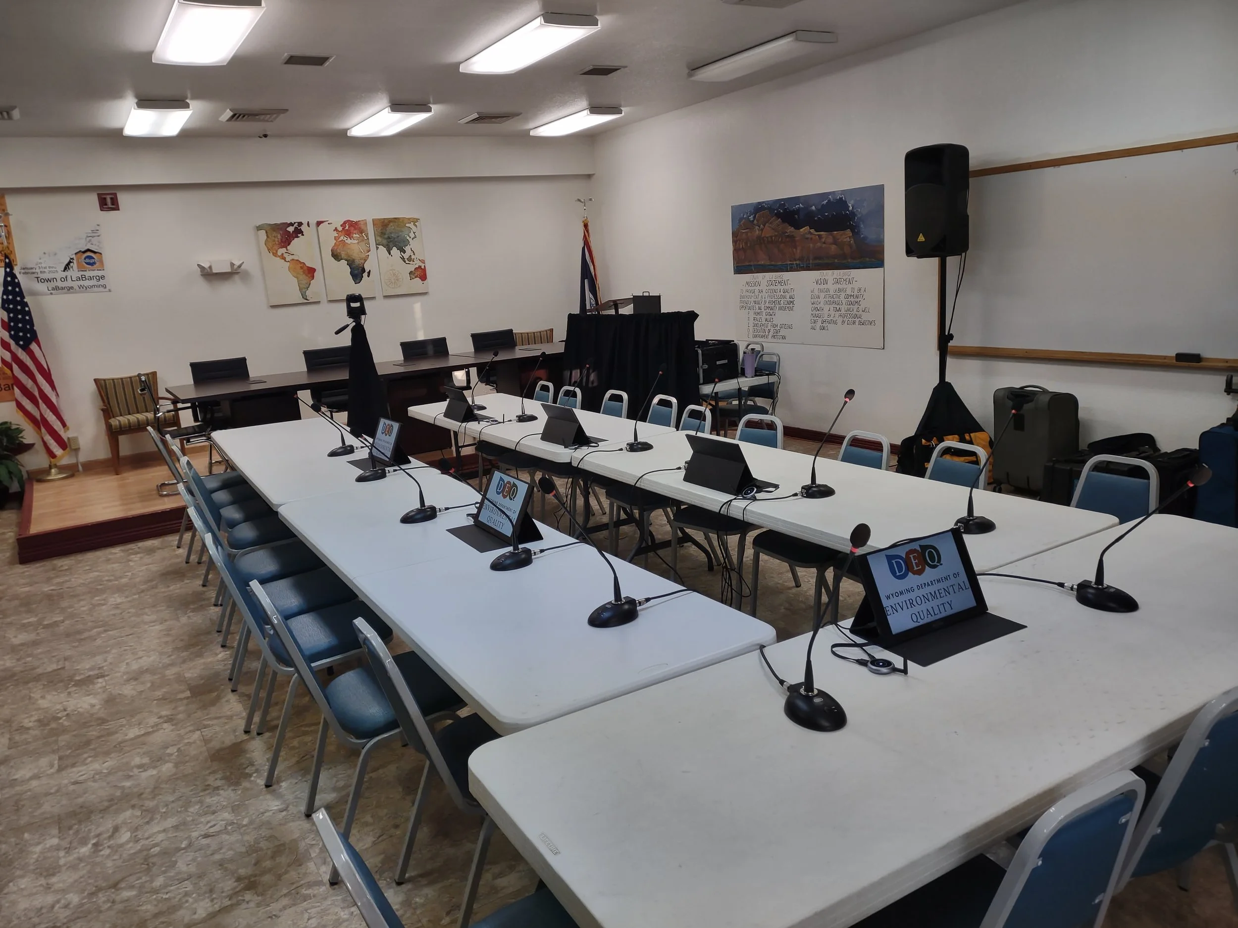 DEQ - Industrial Siting Division Two way virtual and in person hearing