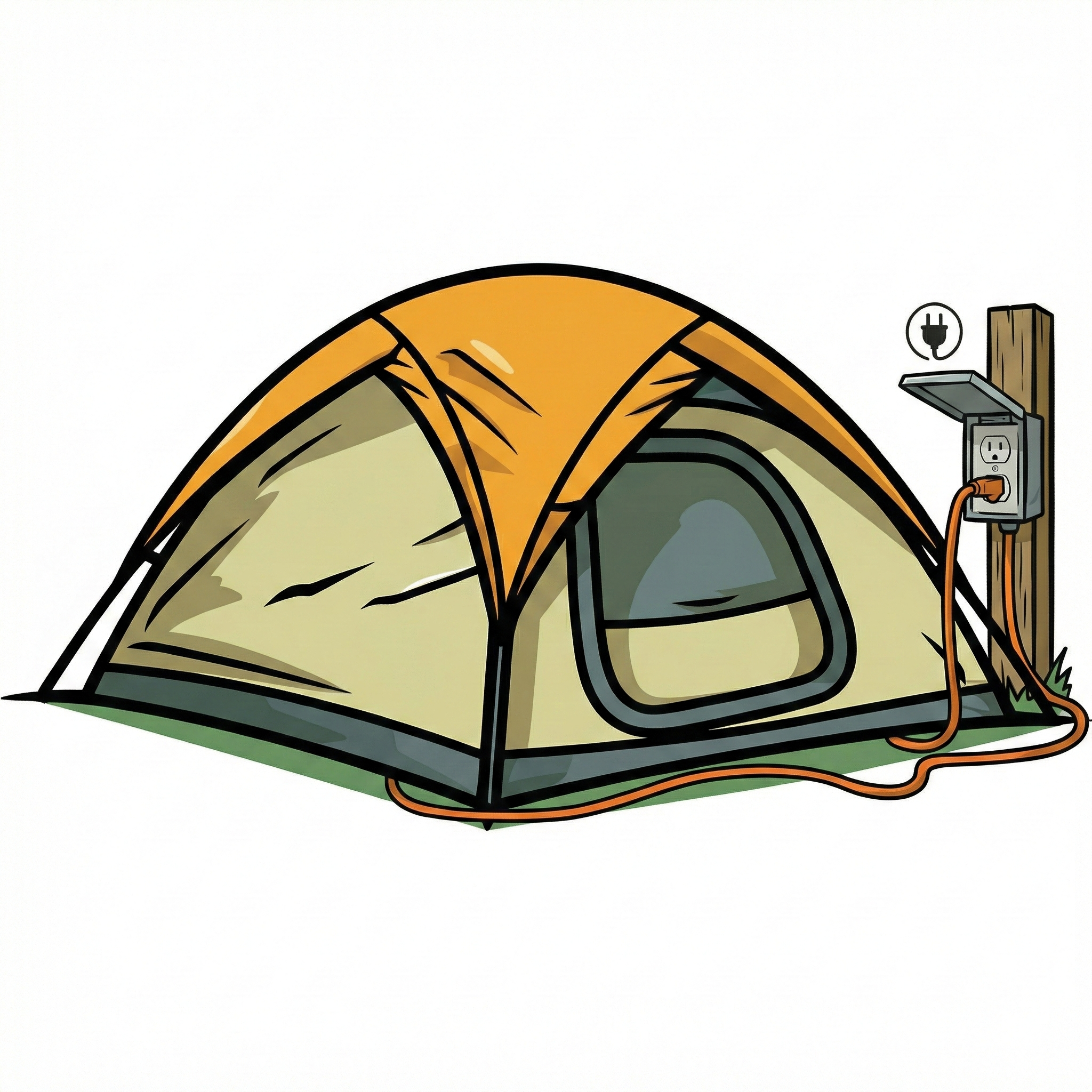 Tent space w/110v rental