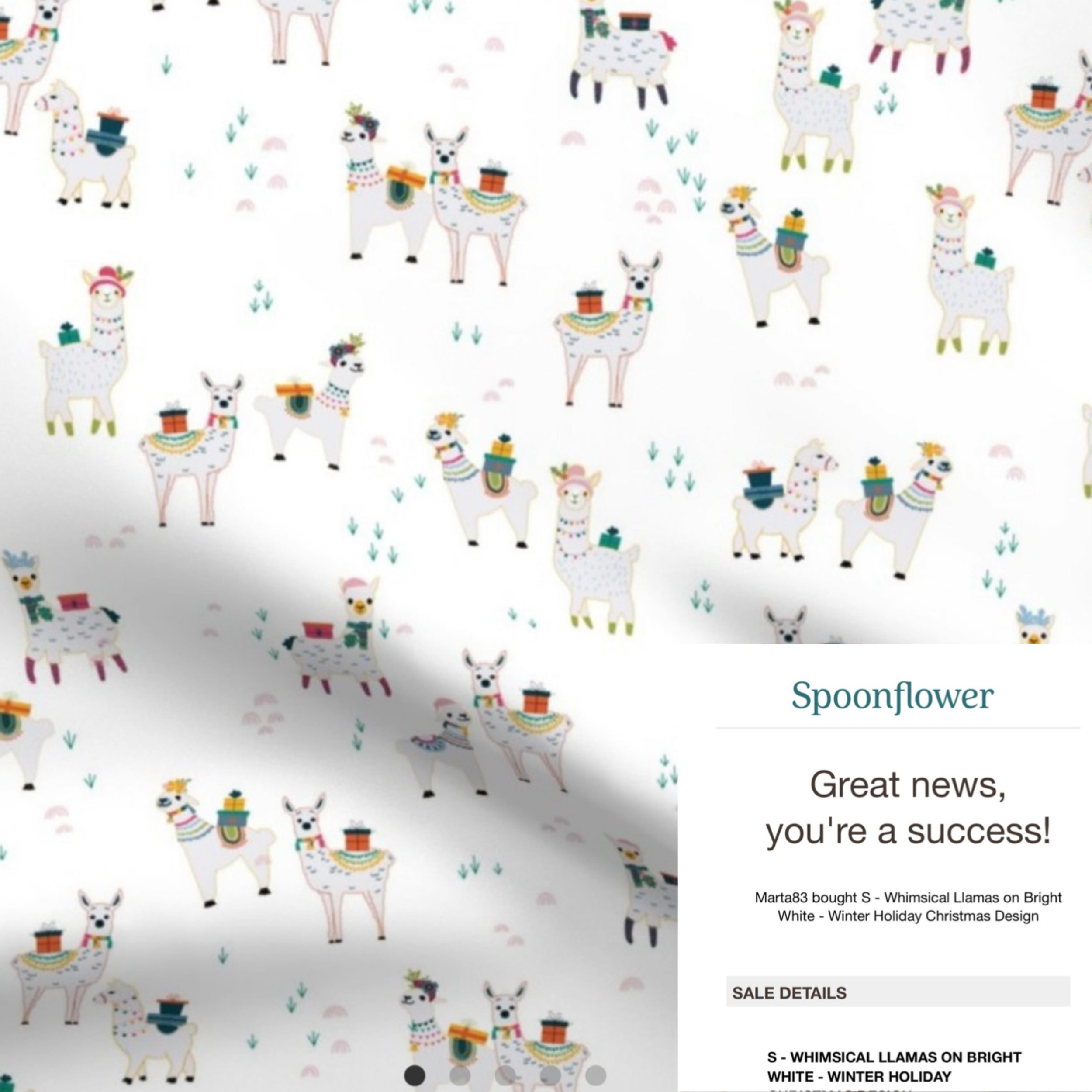 Thank you so much for the purchase. I wish I could see how it turned out on your project. Happy holidays!

This design is available on my Spoonflower shop
Search @spoonflower ID 17713834

#spoonflower #spoonflowerfabric #spoonflowermakers #spoonflowe