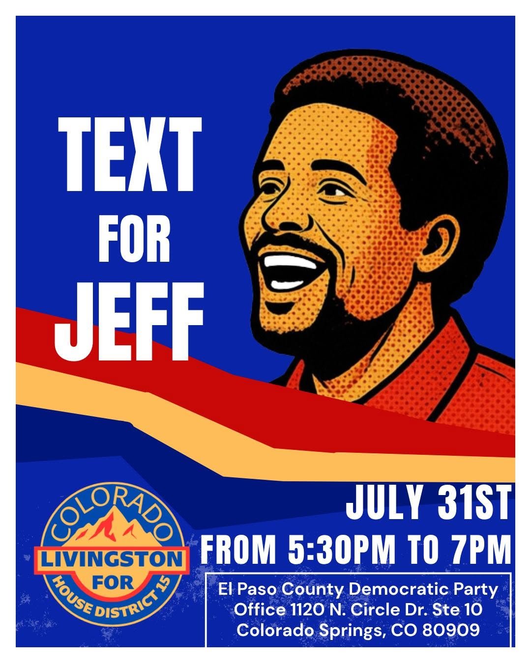 Canvasing - July 31st - Elpasso County Democratic Party Offices 5:30-7:00PM