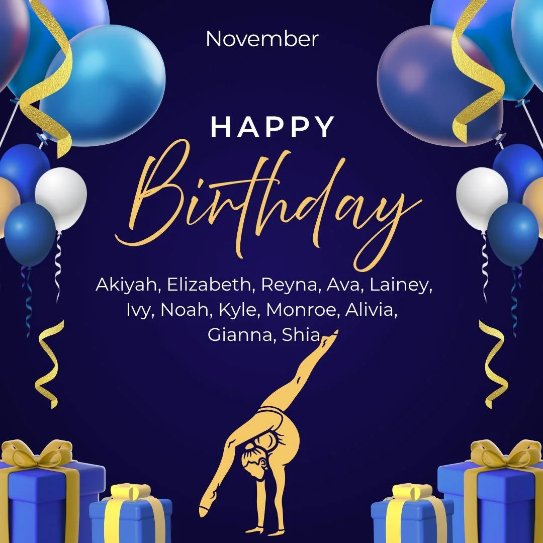 Happy birthday to our November athletes