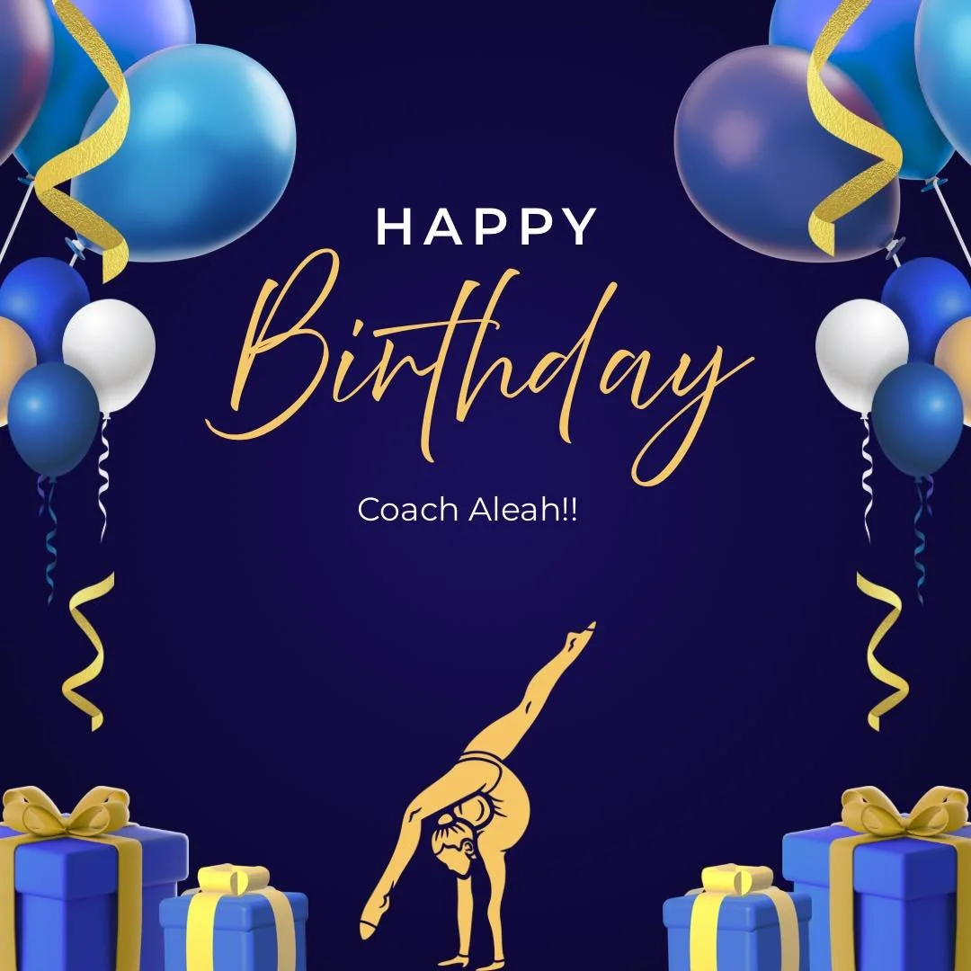Happy birthday to Coach Aleah!!