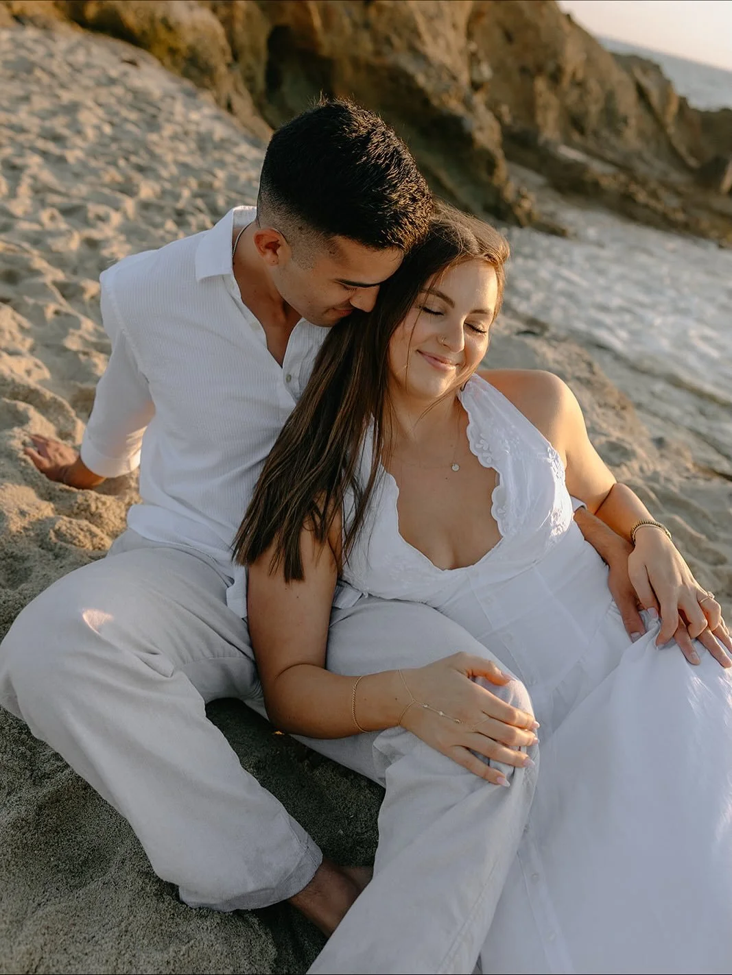 Since it&rsquo;s their wedding day, it feels like a good time to finally share their engagement photos ✨🌊 Can&rsquo;t wait to celebrate you two today!