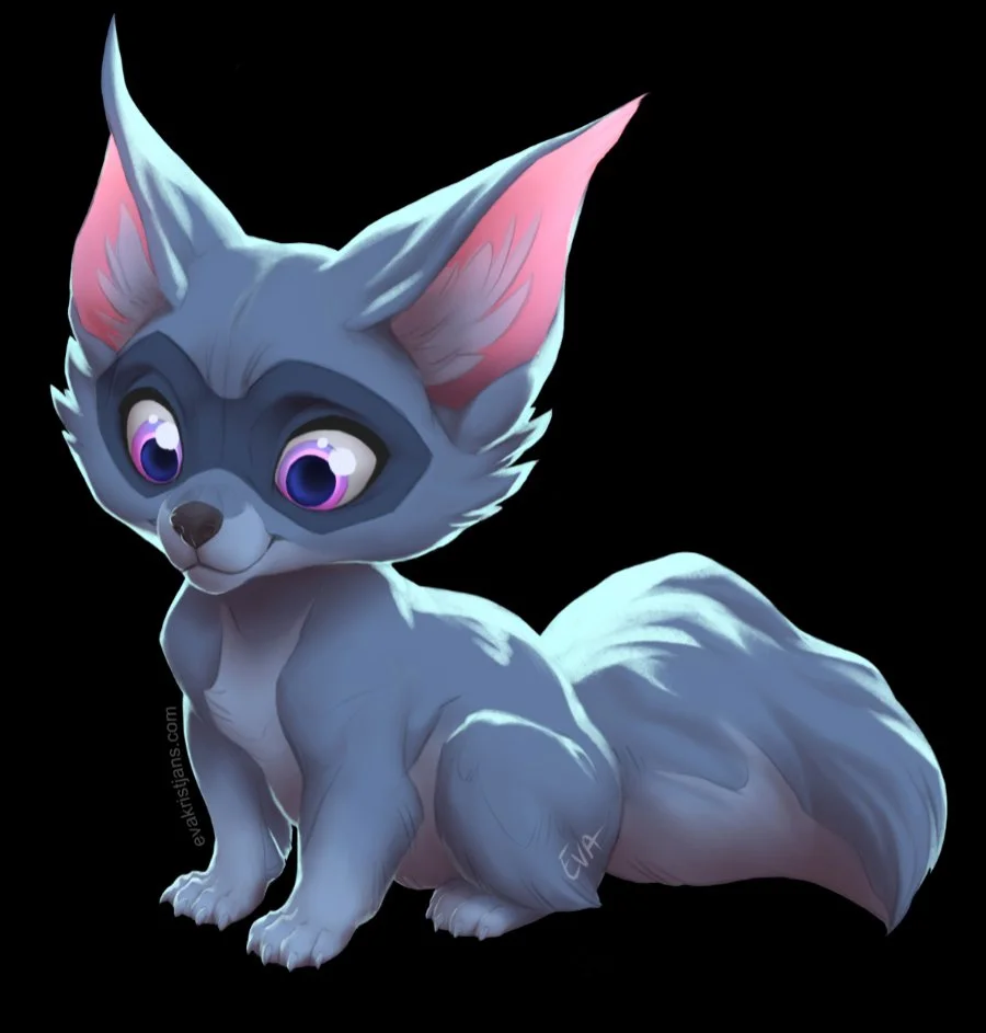 Fluffball in Procreate