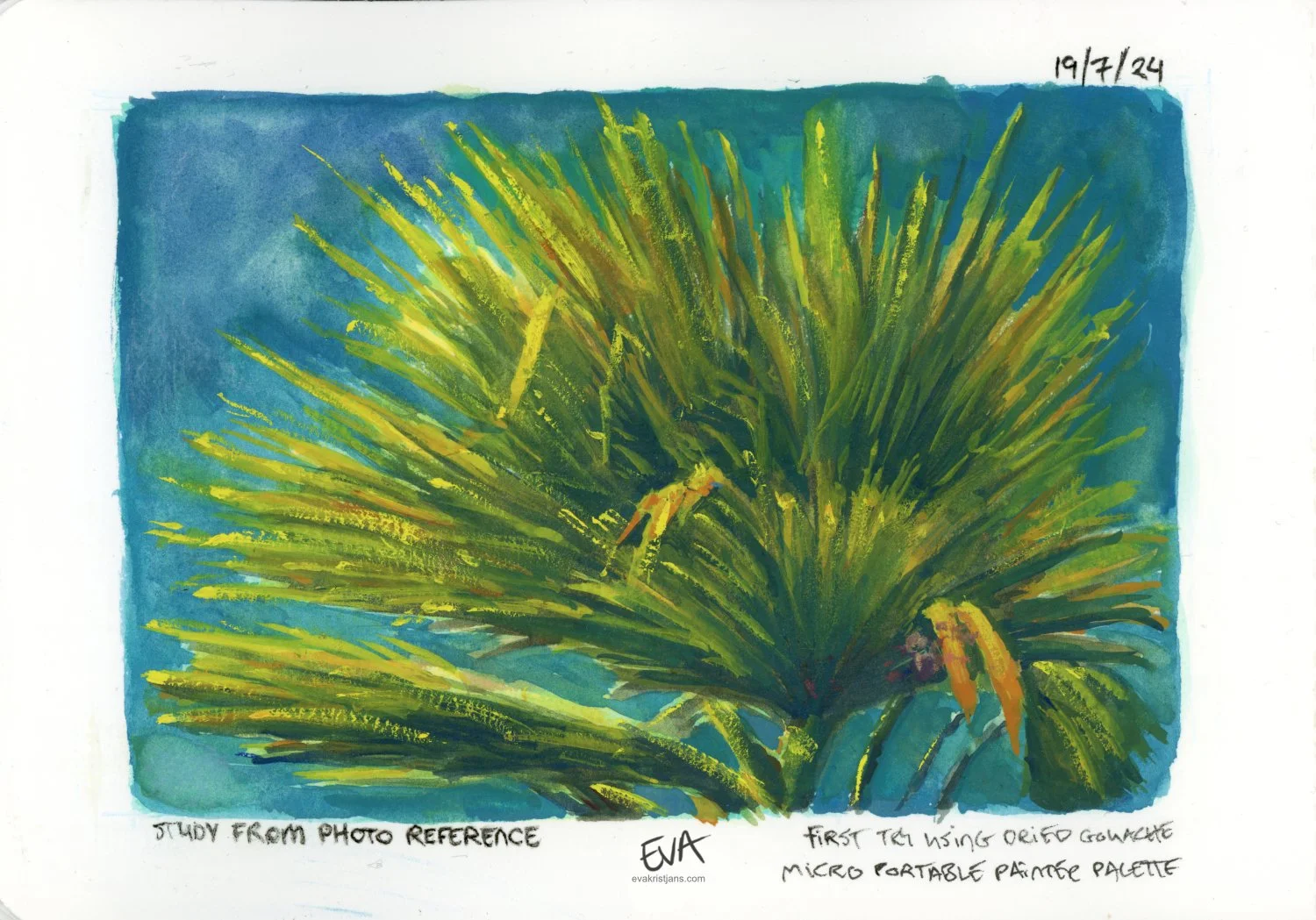 Gouache - Palm