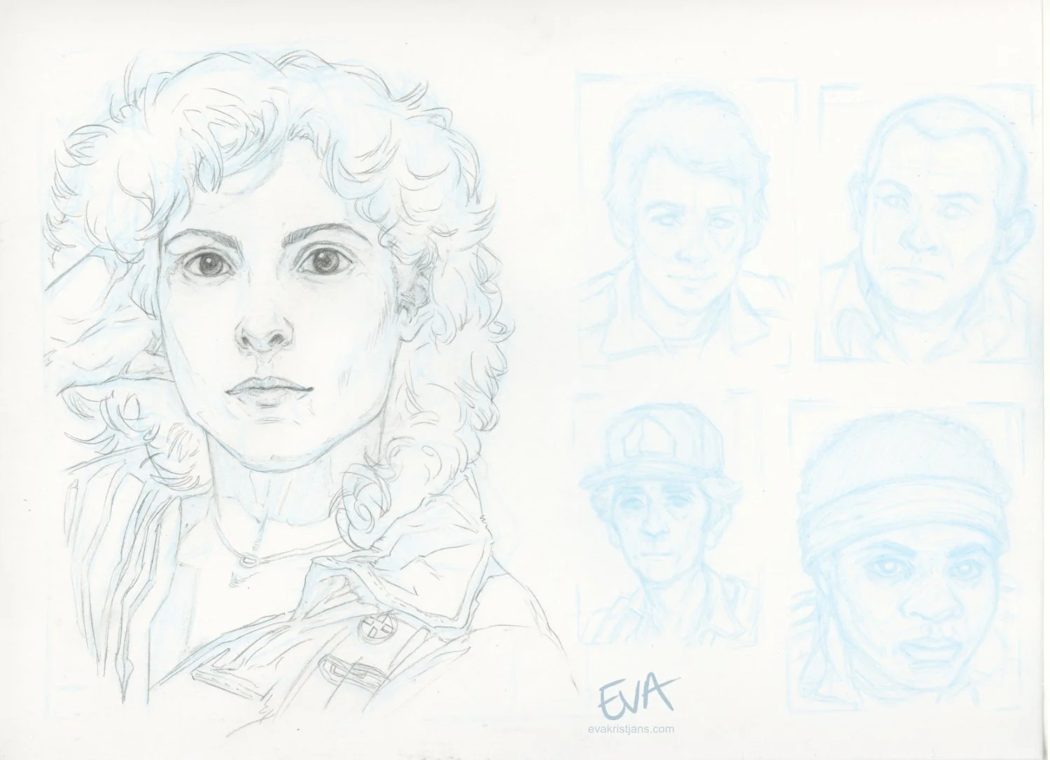 Studies - Alien Cast