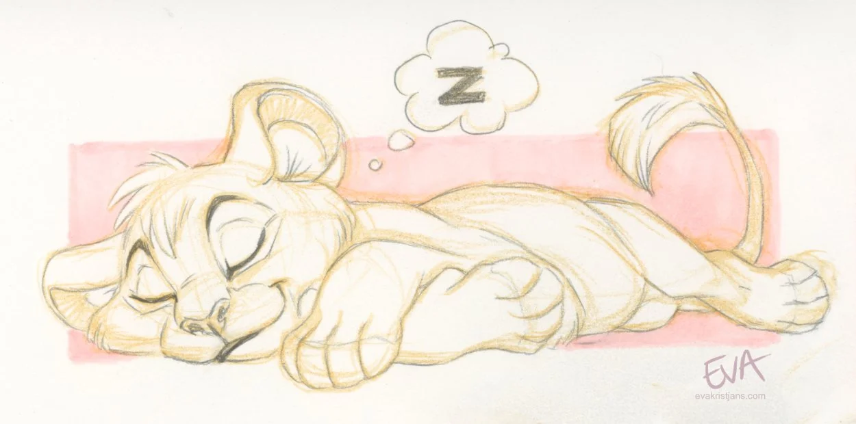Sketch - Lion Cub