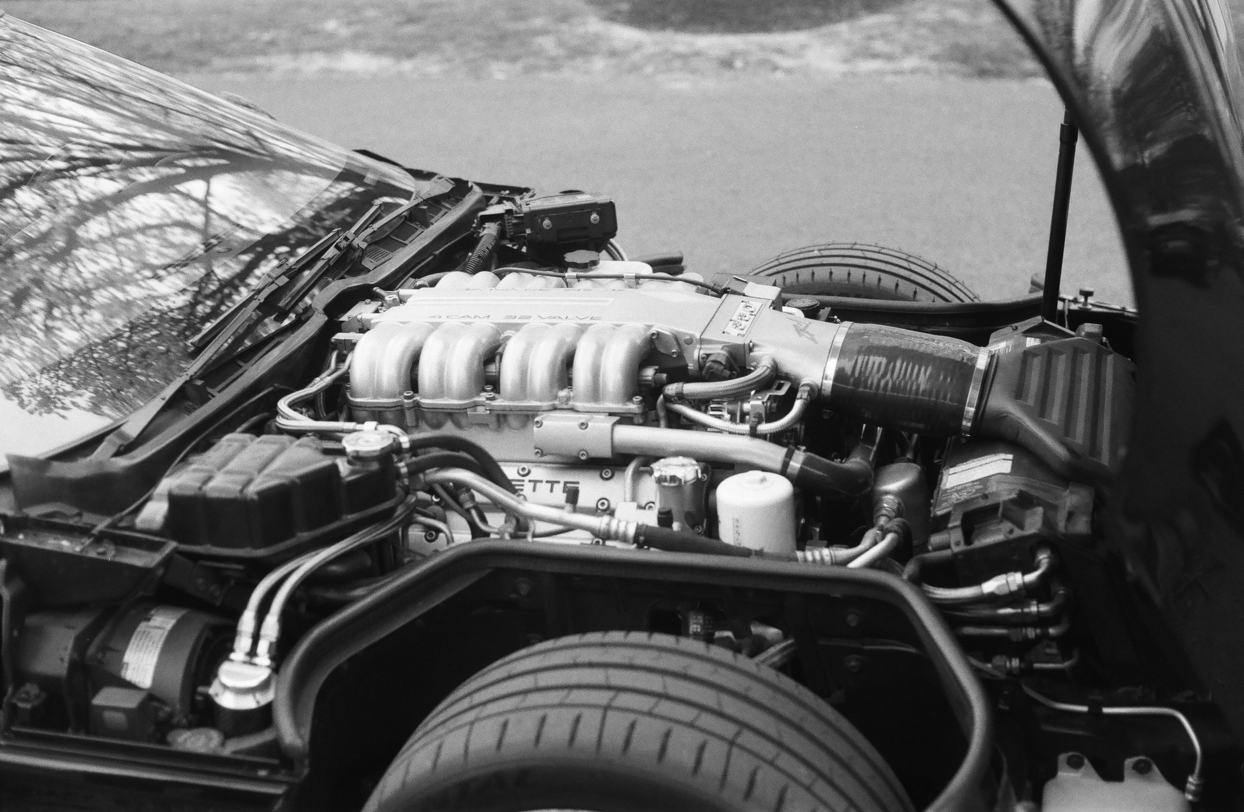 Corvette C4 engine bay