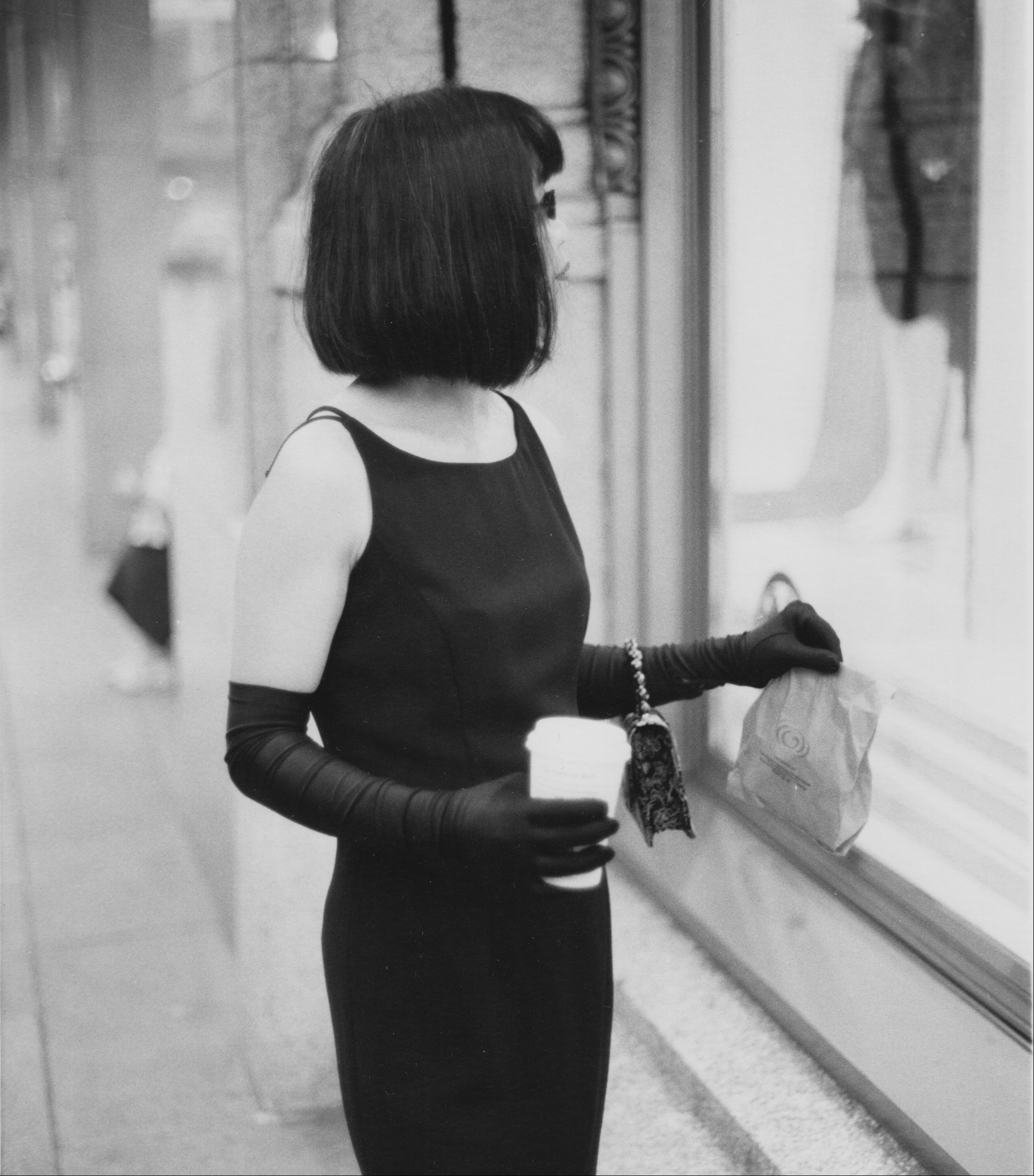 Early morning at Mitsukoshi (Ginza, Tokyo)