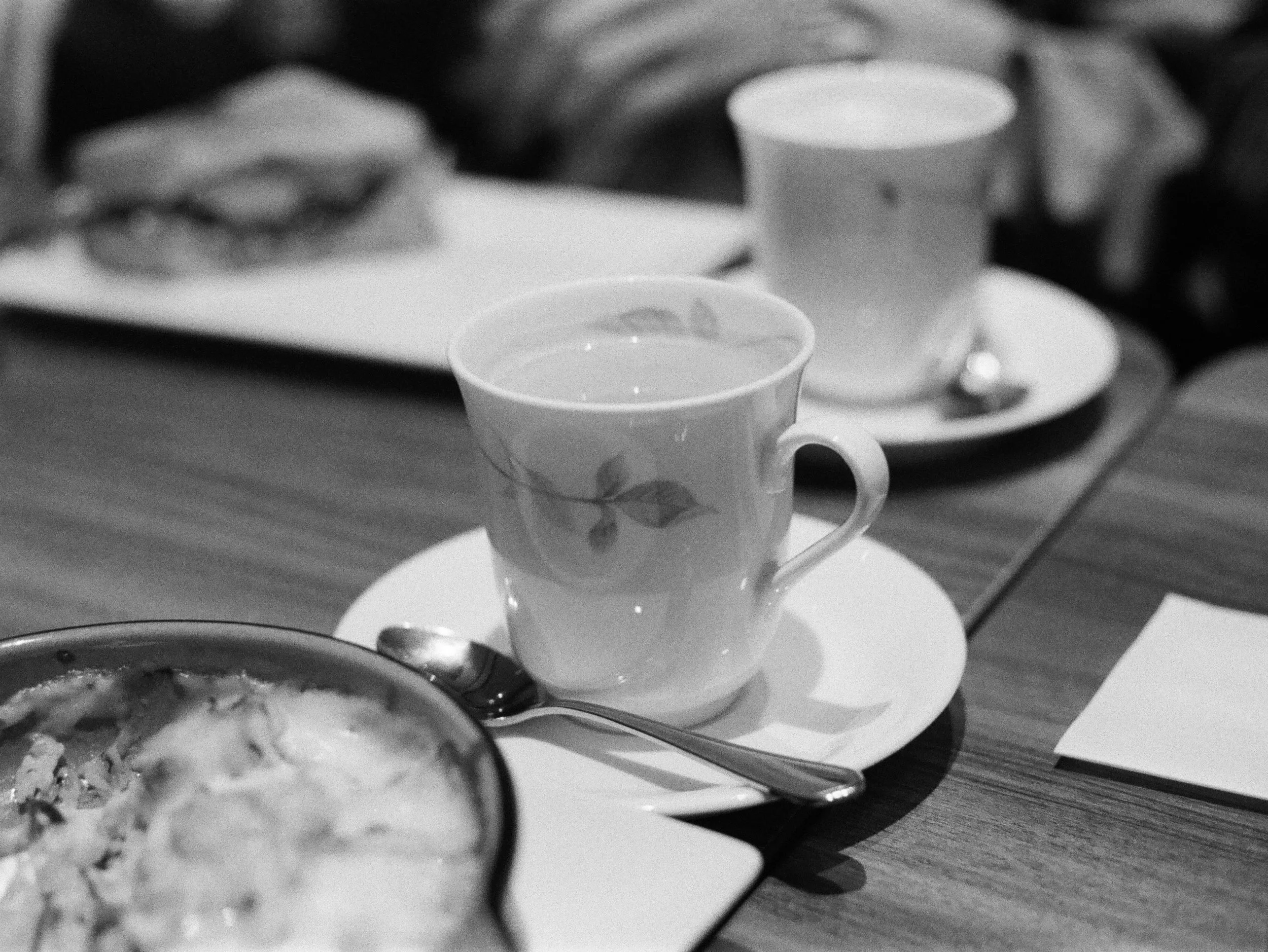 Coffee at a doria restaurant in Toyama, Japan