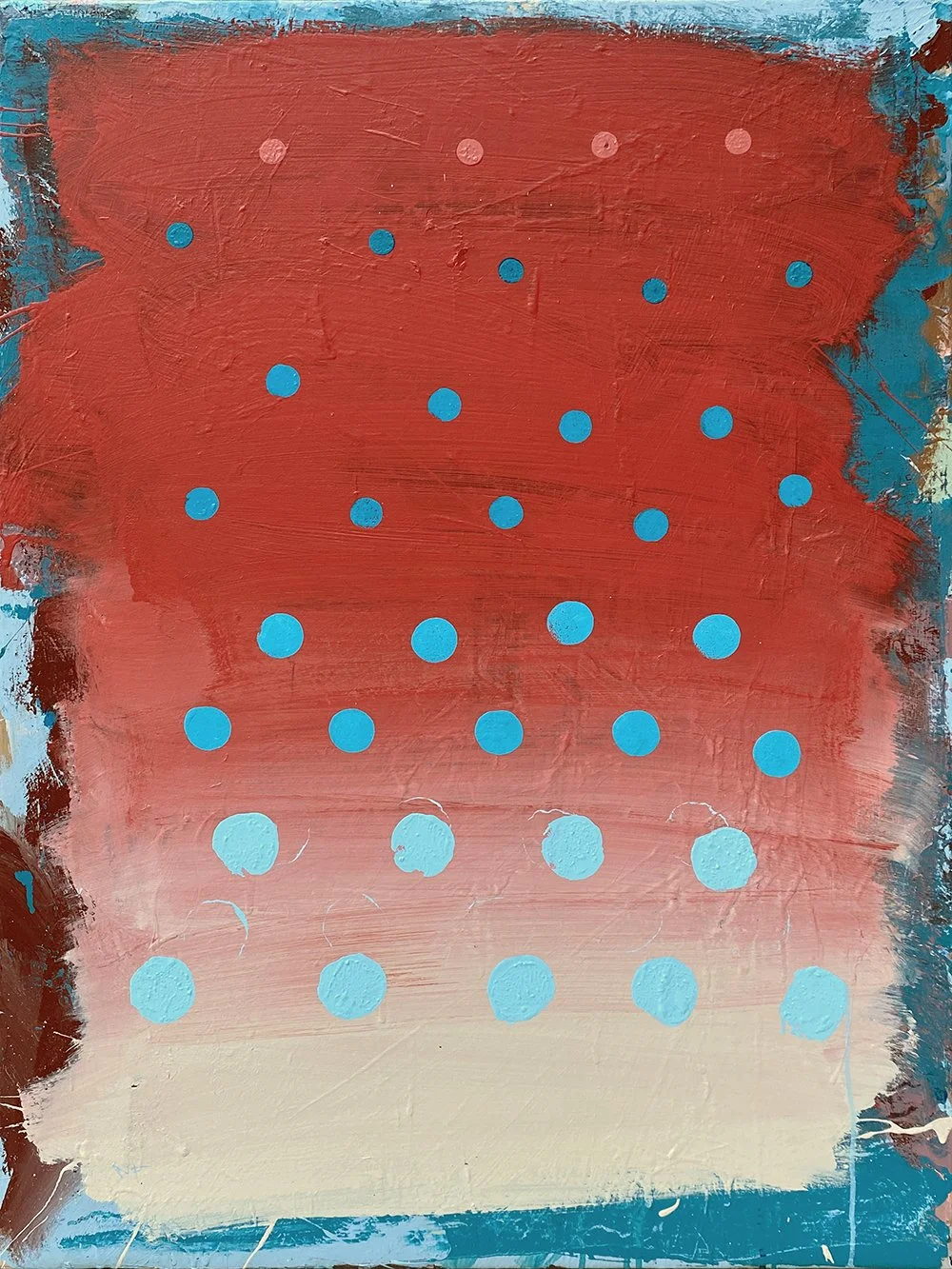 'Wolf Moon', acrylic on canvas, 102x76cm, 2024