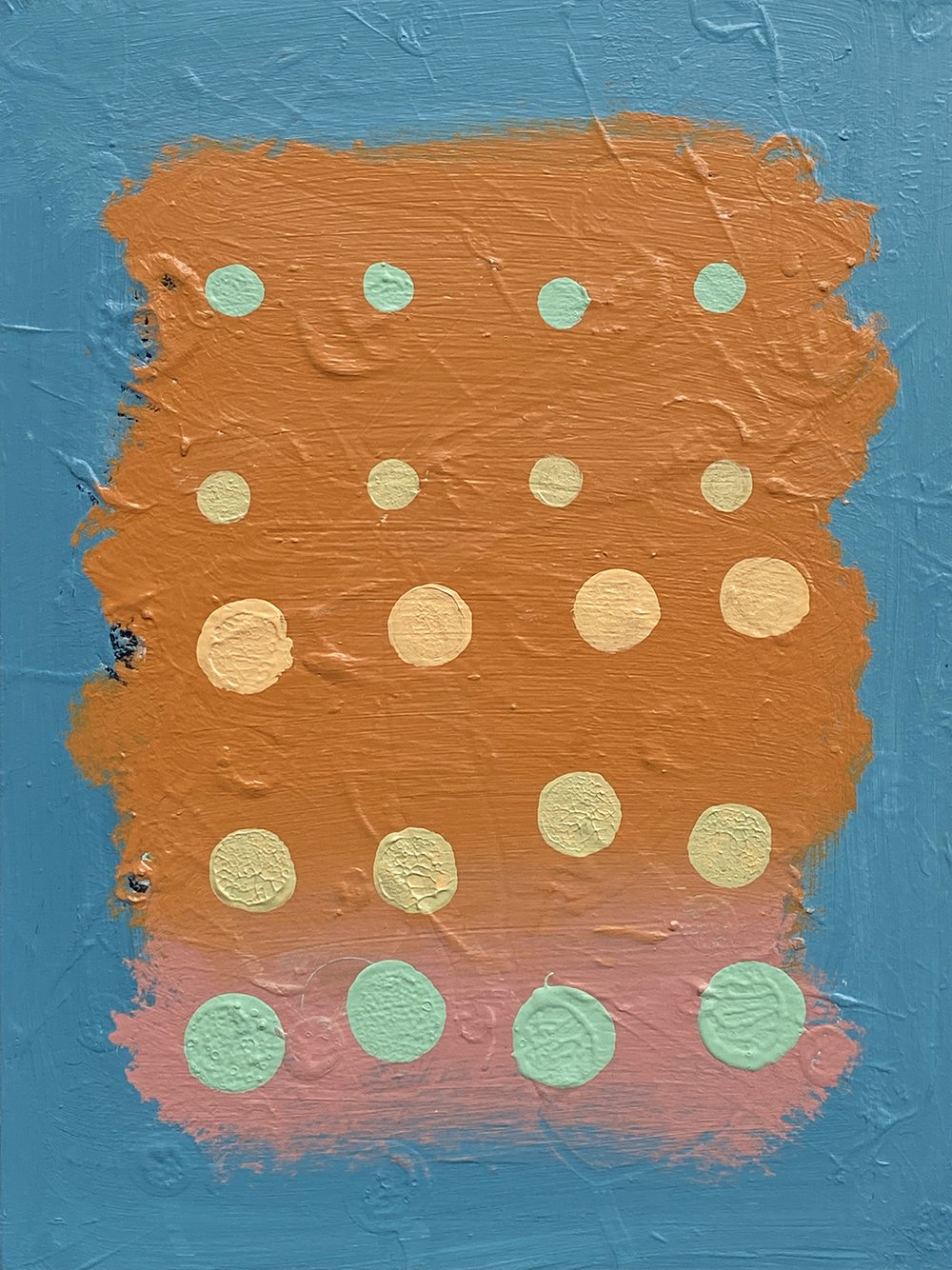 'Untitled', acrylic on board, 41x31cm, 2025