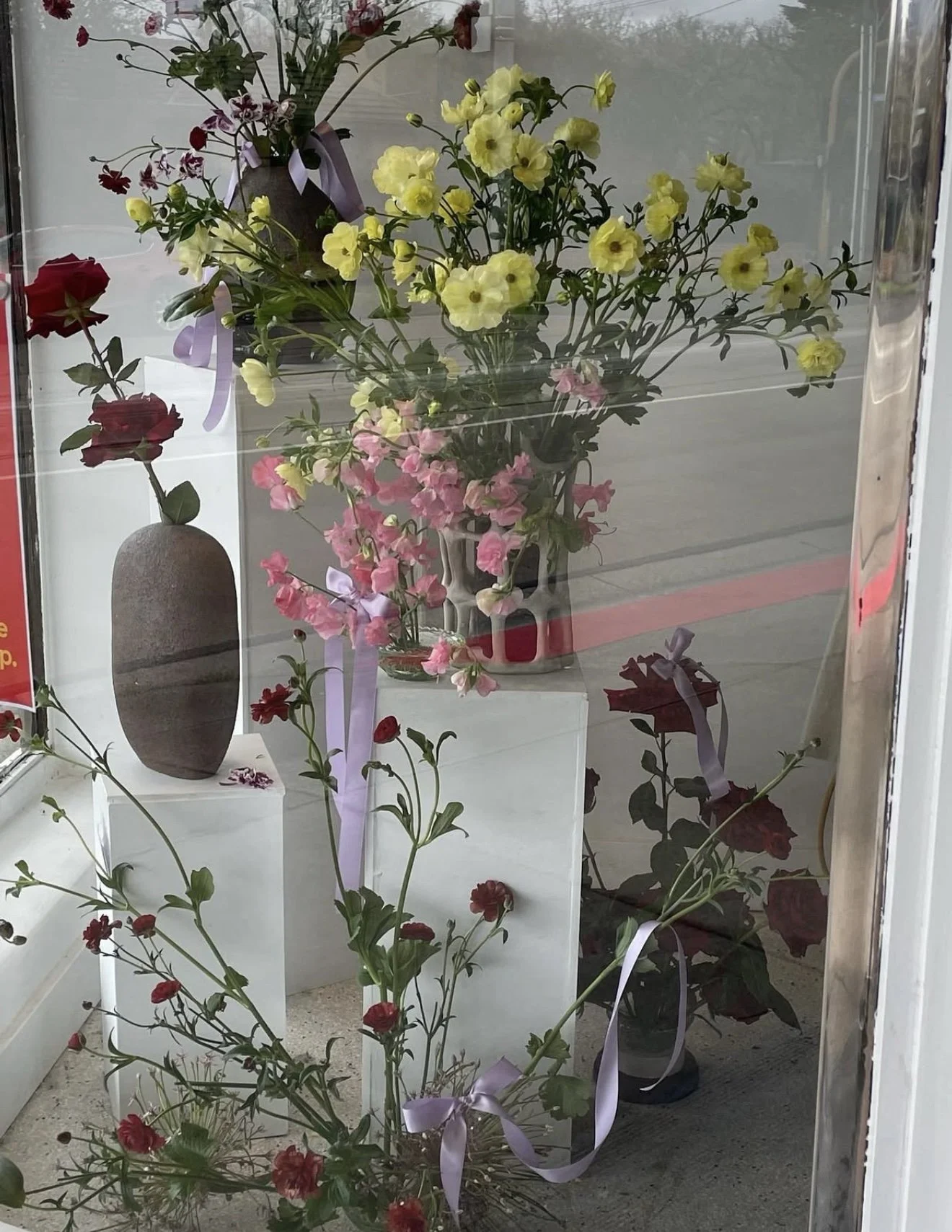 Dreamy corporates for the Sunroom Ceramics window