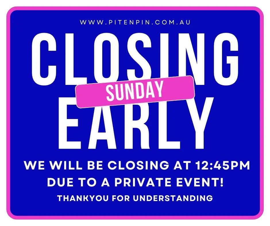 This Sunday, we'll be closing early at 12:45 PM for a private function. We apologize for any inconvenience and appreciate your understanding!

Plan your visit accordingly, and we&rsquo;ll be back to our regular hours after the event. Thank you for be