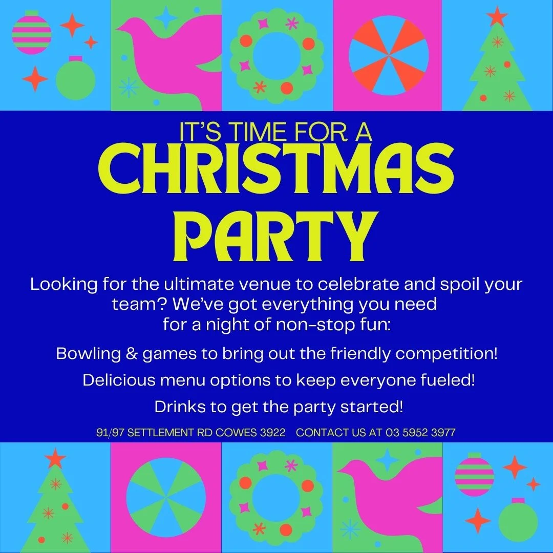 🎄✨ Let the good times roll this Christmas! 🎳🎅

Looking for the perfect spot to host your festive celebrations? Pi Tenpin is now taking bookings for Christmas parties! 🥳 Whether it&rsquo;s a work gathering, family fun, or a get-together with frien