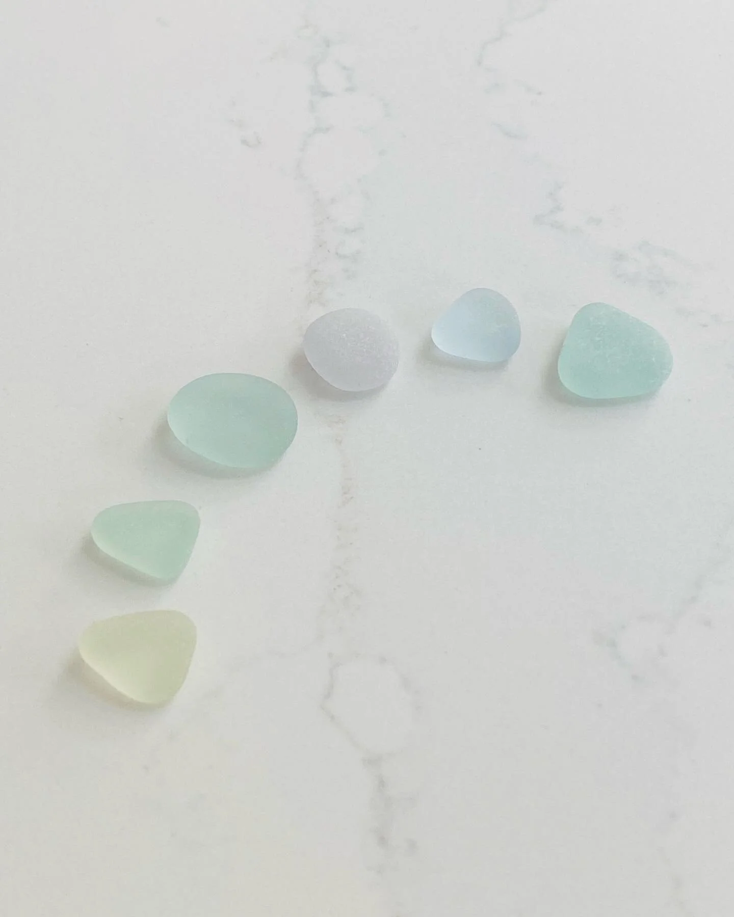 Look at the gorgeous colours of these sea glass pebbles! AKA gemstones of the sea, and soon to be turned into rings, pendants and a bangle. Will share the finished pieces once they are done. Xx #seaglass #seaglassjewellery #seaglasscolours #handmadej