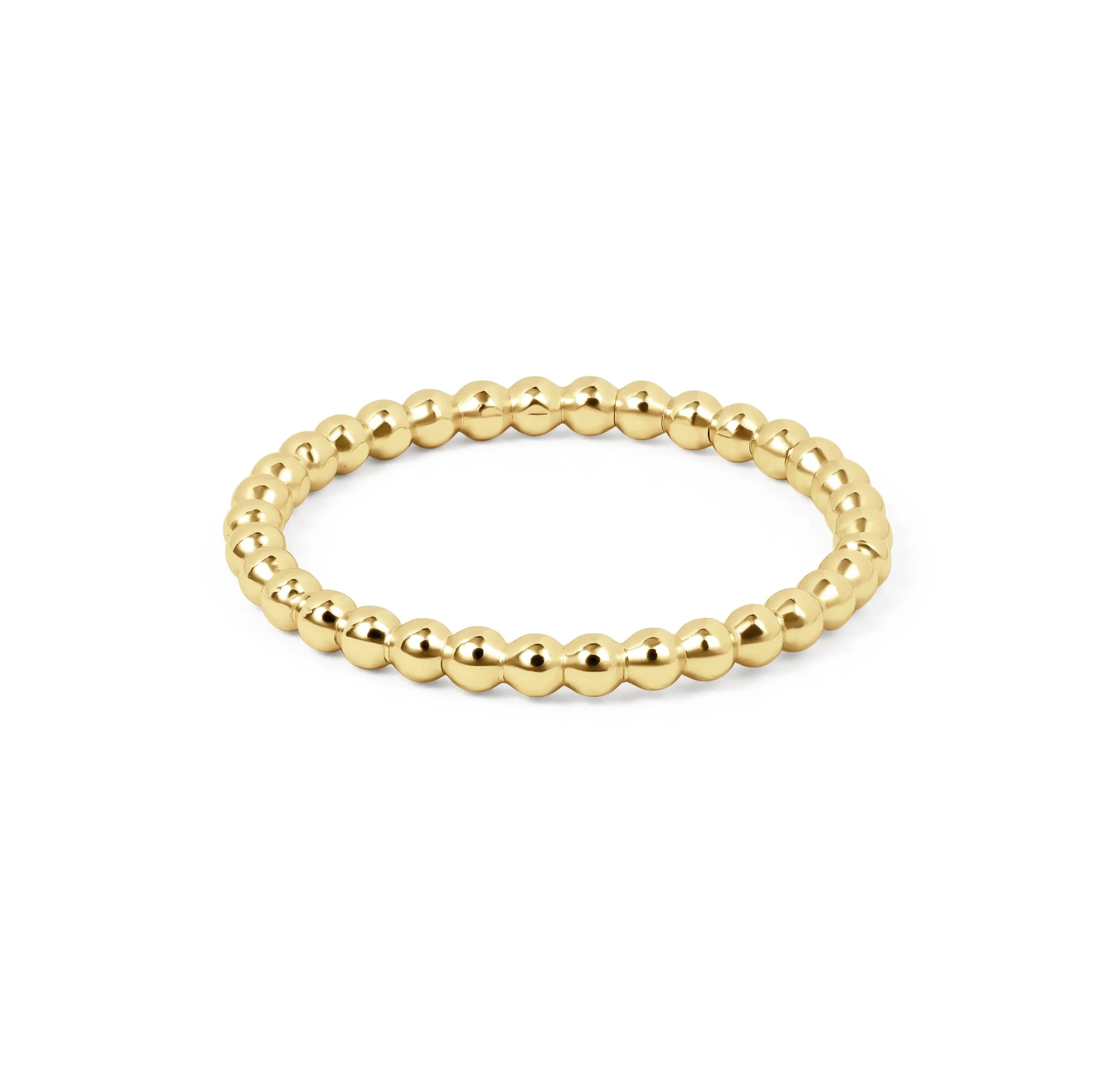 9ct Yellow Gold Bobble Stacking Ring
