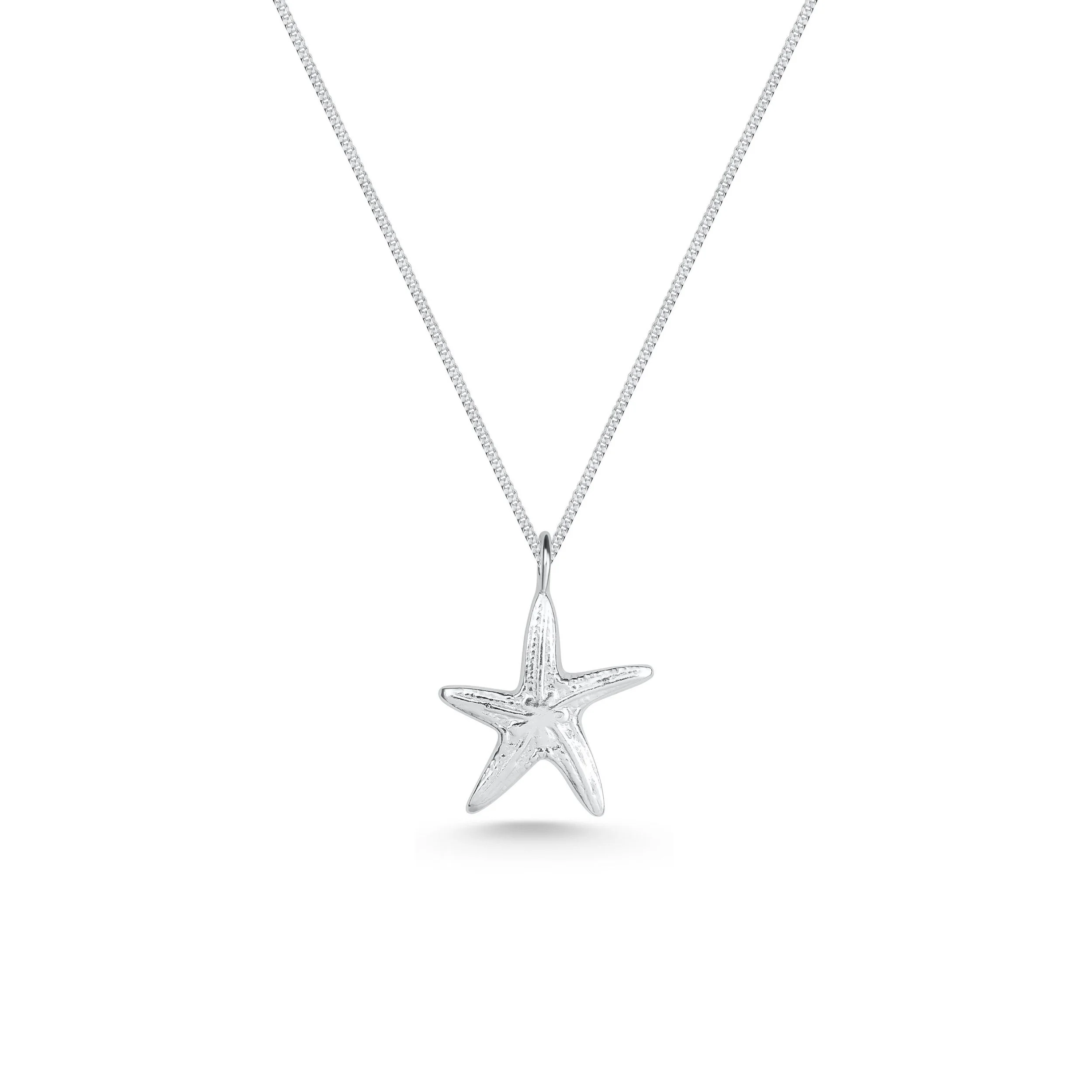 Silver Starfish Pendant