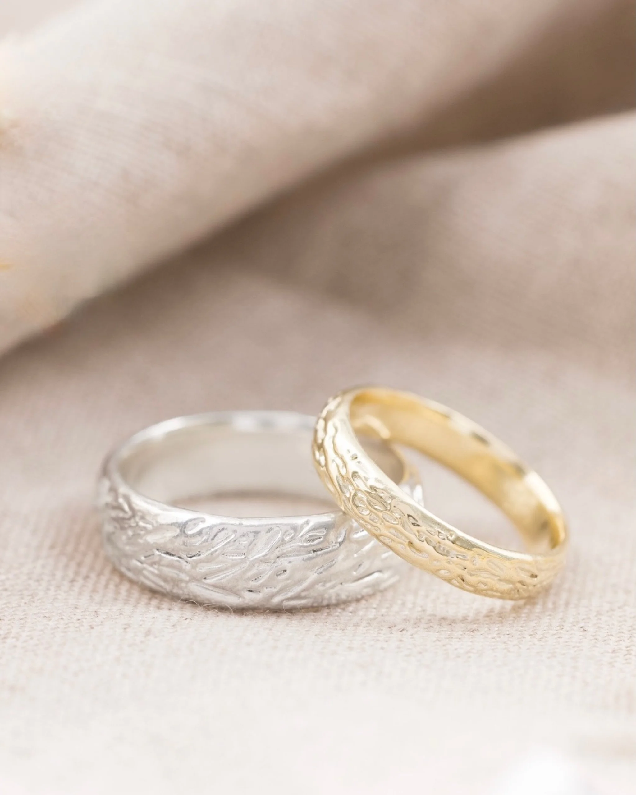 💍 Wedding rings, made a little more meaningful.

Your wedding rings are something you&rsquo;ll wear every day for years to come &mdash; so why not make them truly personal?

At my jewellery studio in the heart of St Albans, Hertfordshire, I offer tw