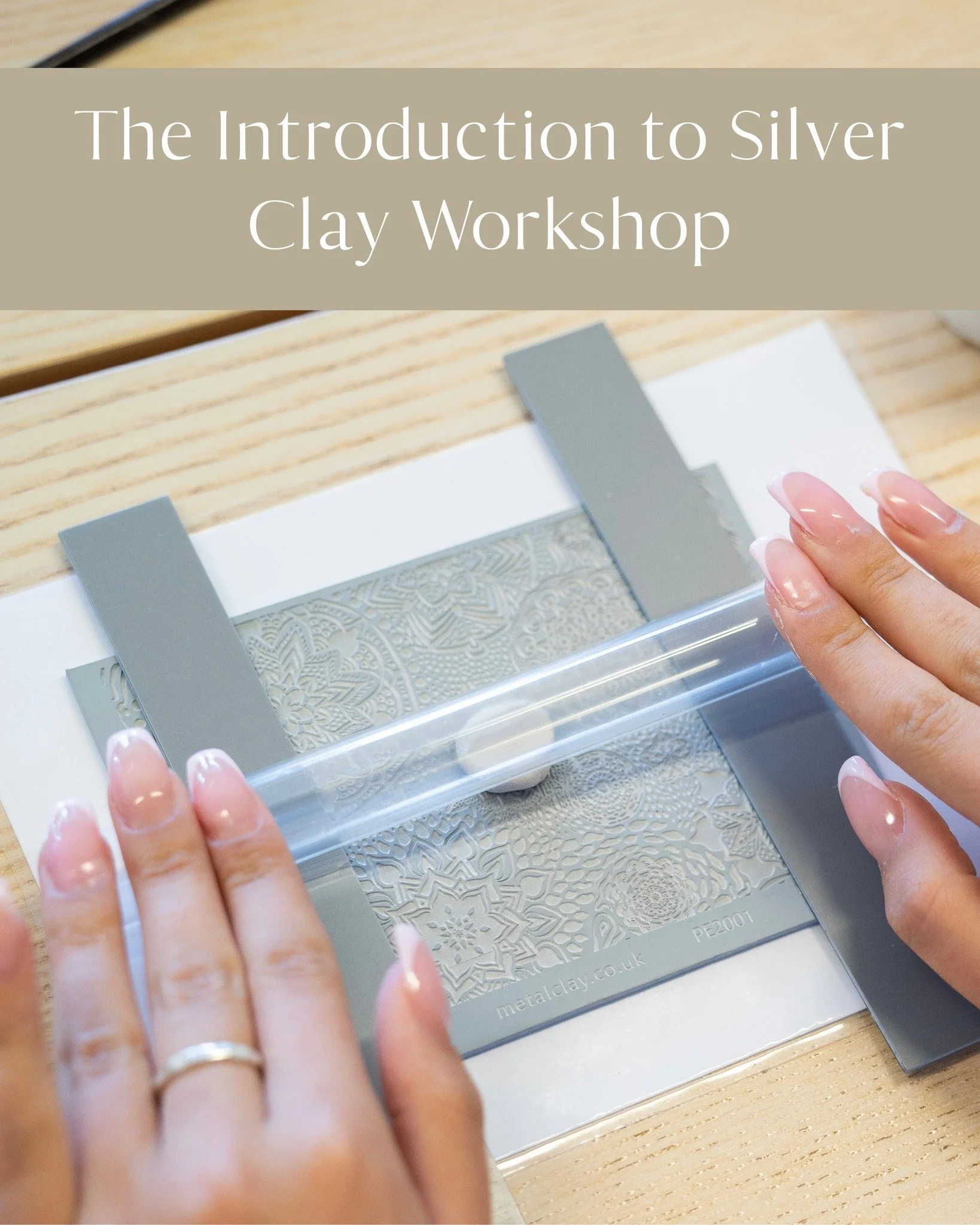 What if you could make your own piece of real silver jewellery in just one morning?

On Saturday 17th October, join me at Silver Daisy Jewellery Studio in St Albans for our Introduction to Silver Clay Jewellery Workshop.

Perfect for complete beginne