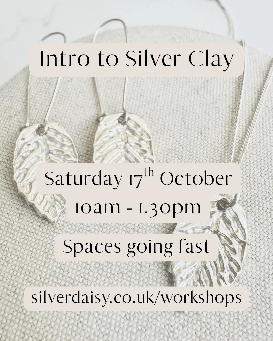 ✨ JEWELLERY MAKING WORKSHOPS IN ST ALBANS, HERTFORDSHIRE ✨

New workshop dates are now booking at Silver Daisy Jewellery Studio! 💍🔨

Whether you&rsquo;d love to try jewellery making for the first time, discover a new creative hobby or develop your 