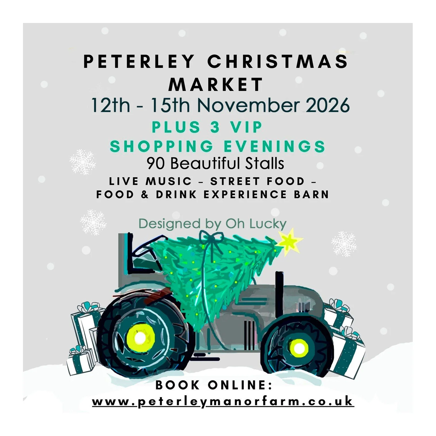 🎄✨ Peterley Christmas Market ✨🎄

We&rsquo;re delighted to be joining Peterley Manor Farm for their Christmas Market this year! 🎁

Come along for a wonderfully festive day out &mdash; discover independent makers and businesses, find special Christm