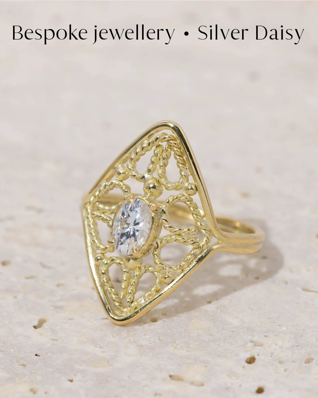 Jewellery made especially for you 

There&rsquo;s something incredibly special about owning a piece of jewellery that has been created just for you.

At Silver Daisy, every bespoke piece begins with an idea. It might be inspired by a stone you&rsquo;