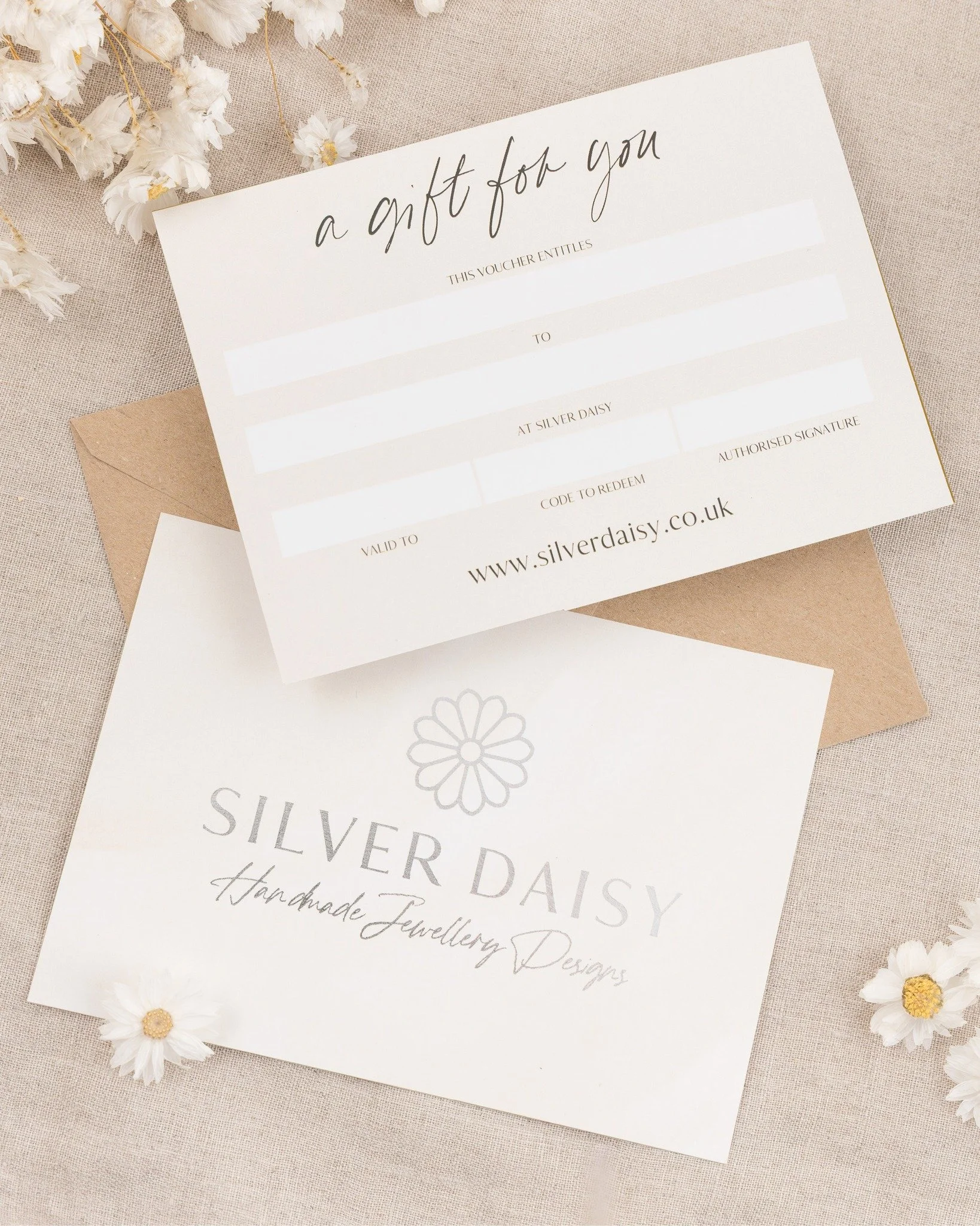 A little something special, just for them 

Looking for a thoughtful Christmas gift but not quite sure what to choose?

Our Silver Daisy Gift Vouchers are the perfect way to treat someone special, while letting them choose something they'll truly lov