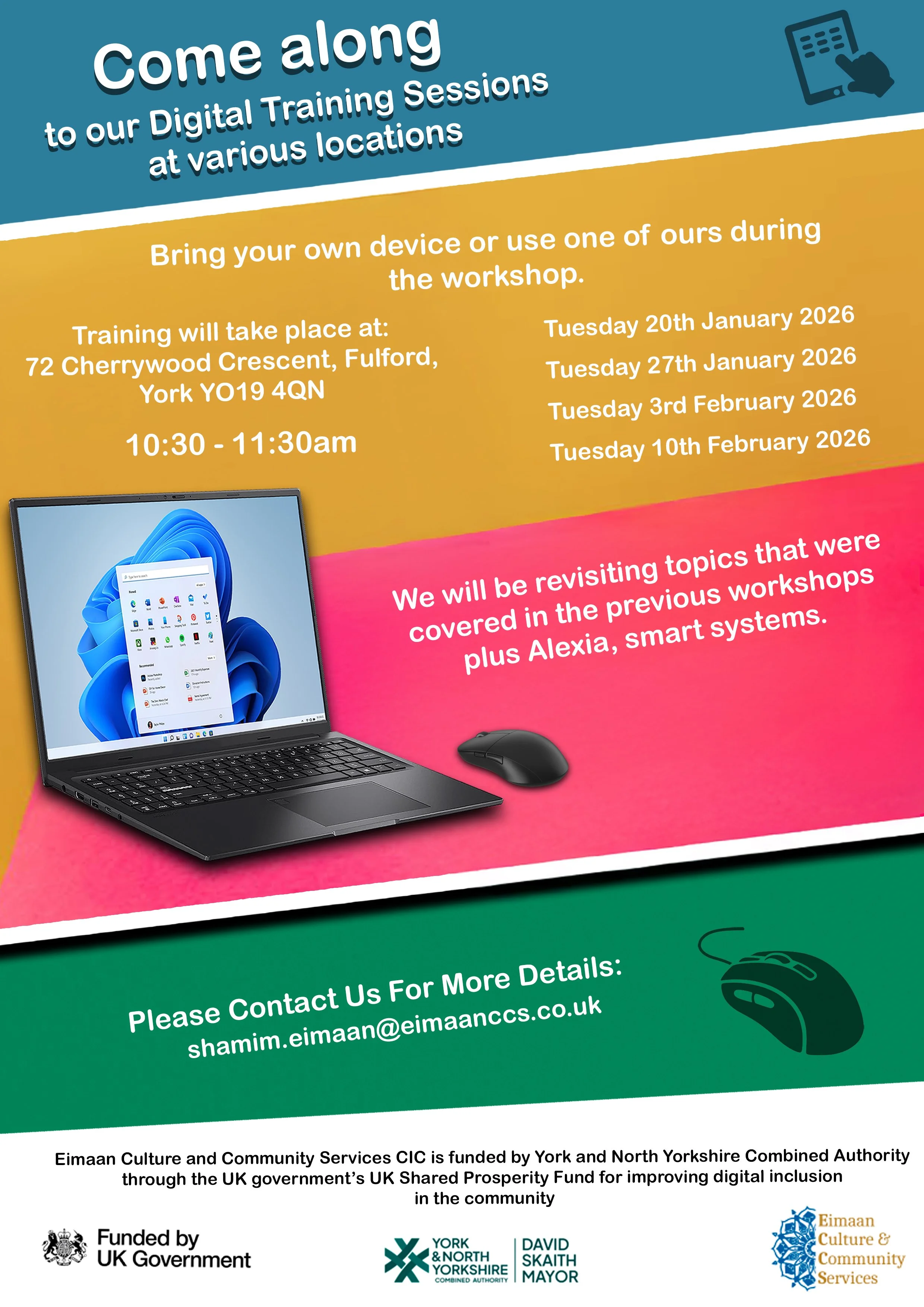 Digital Inclusion Training/Workshops 