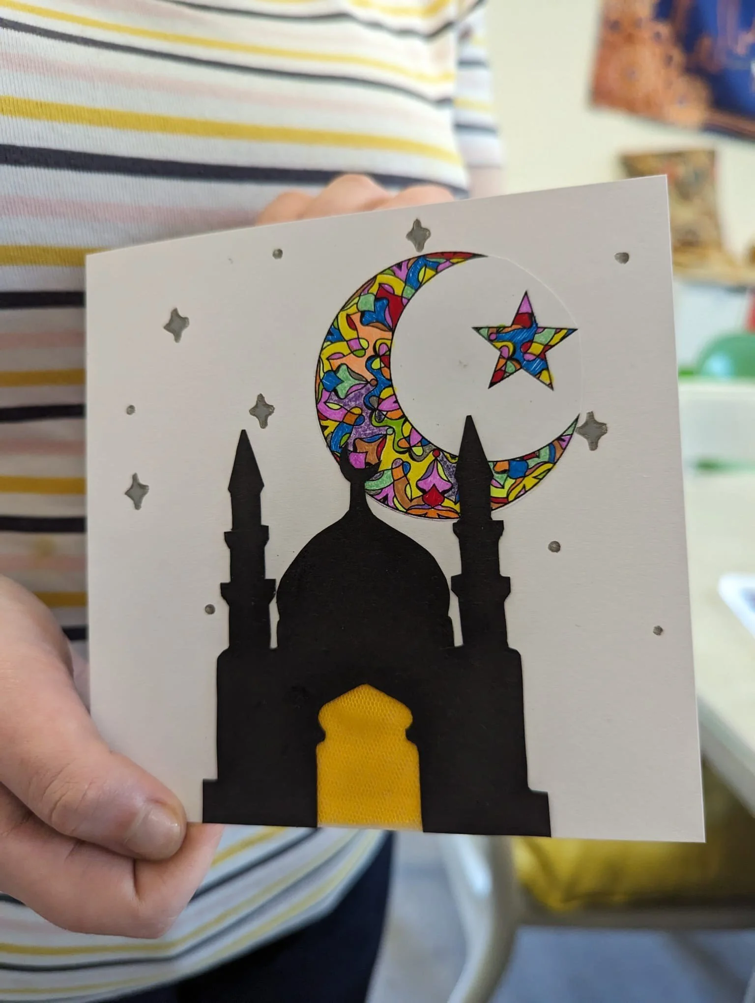 Eid and Nowruz Card Workshop at St Barnabas School, York 