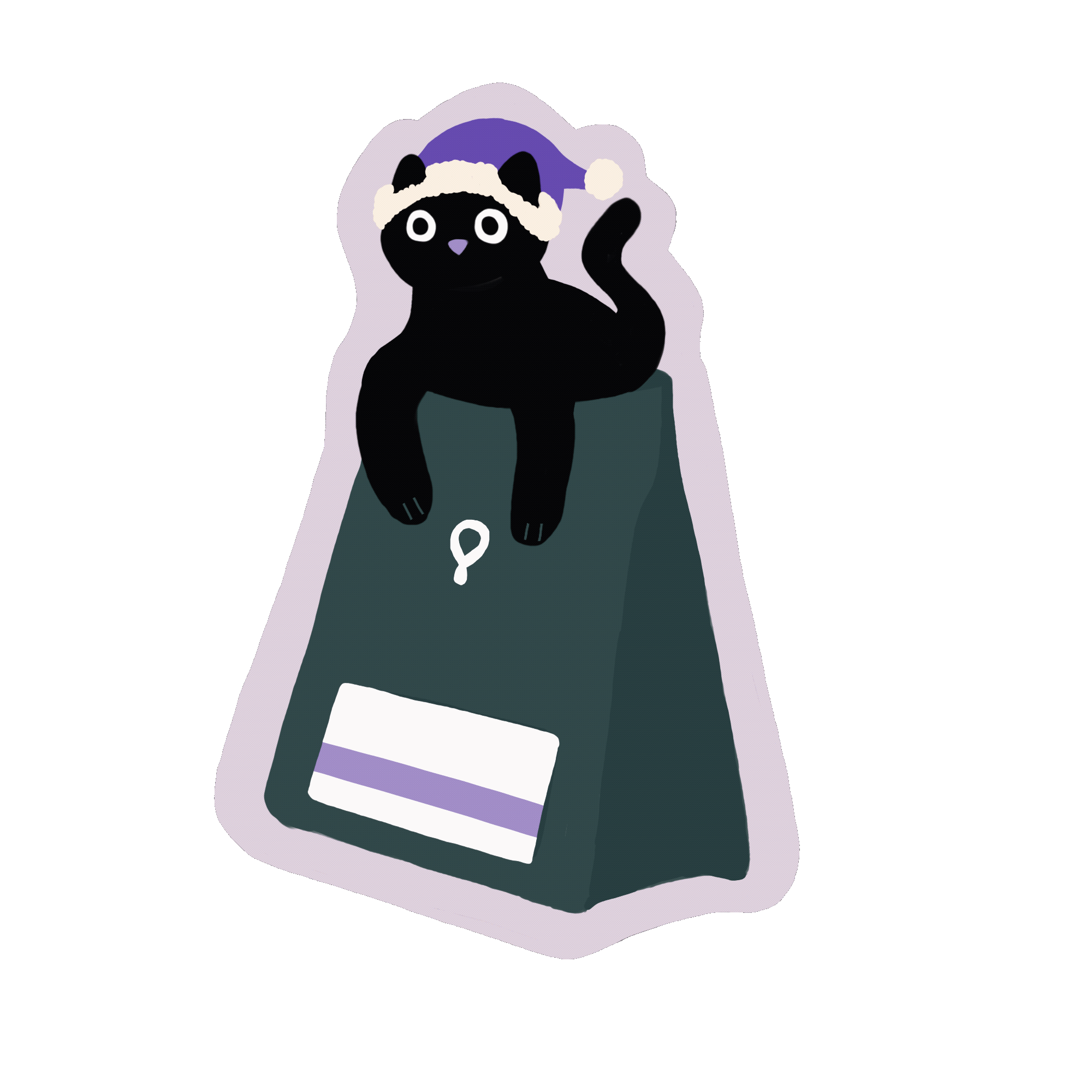 Coffee Circle Christmas Stickers 2025