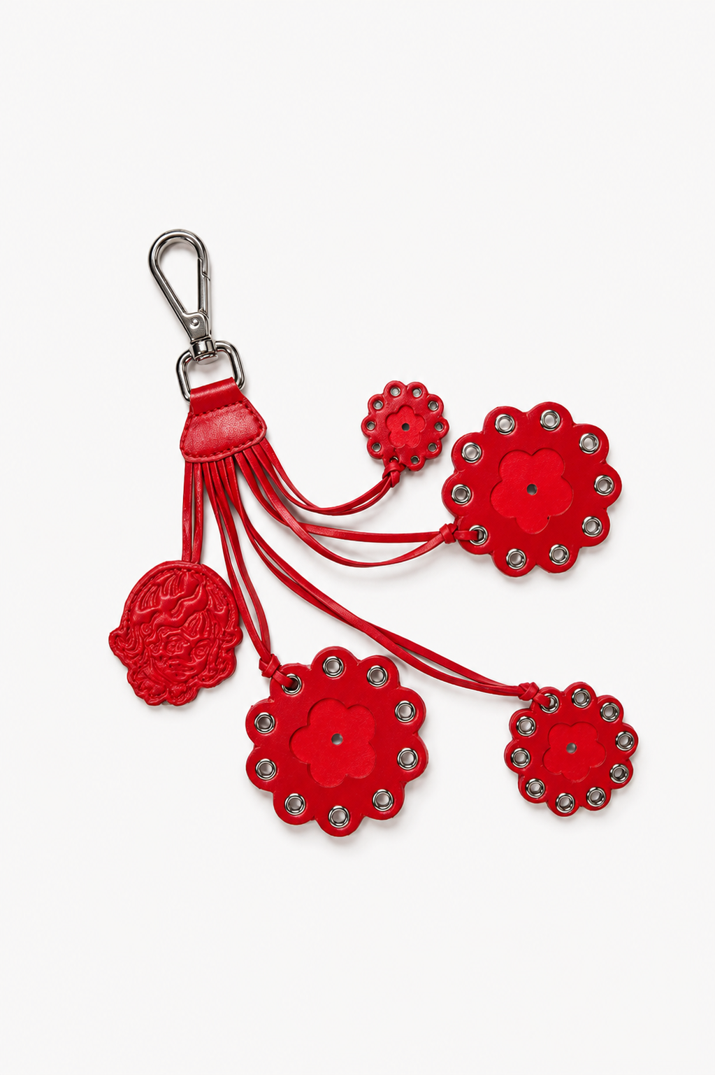 Red Pipenco Flower Charm