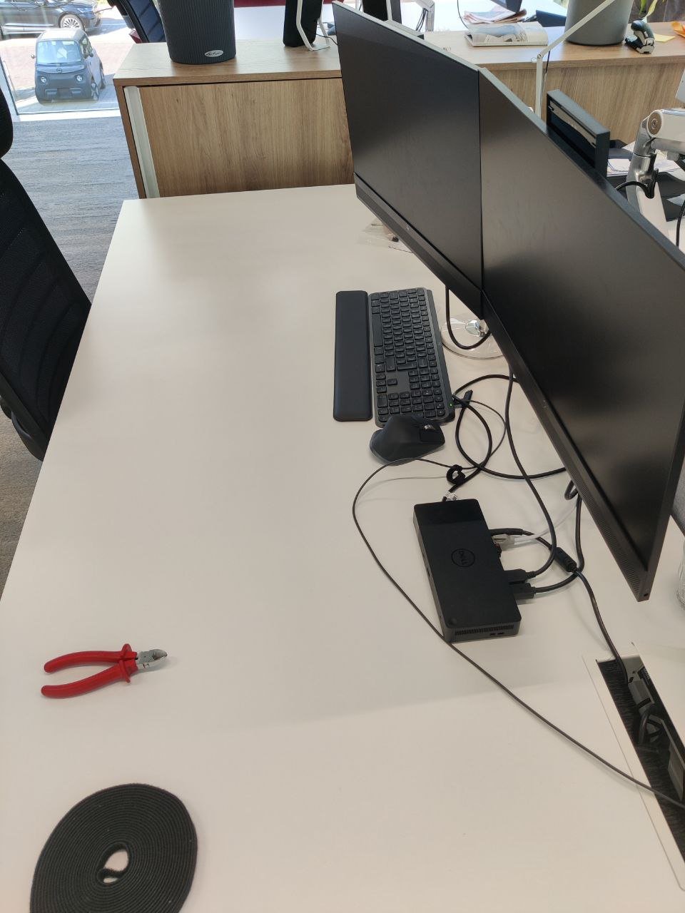 Arbeitsplatzaufbau