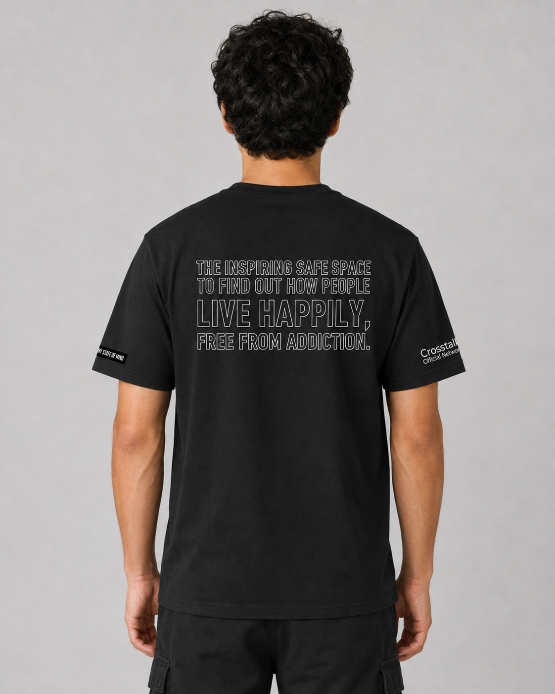 Crosstalk Tee Black Model 2.png