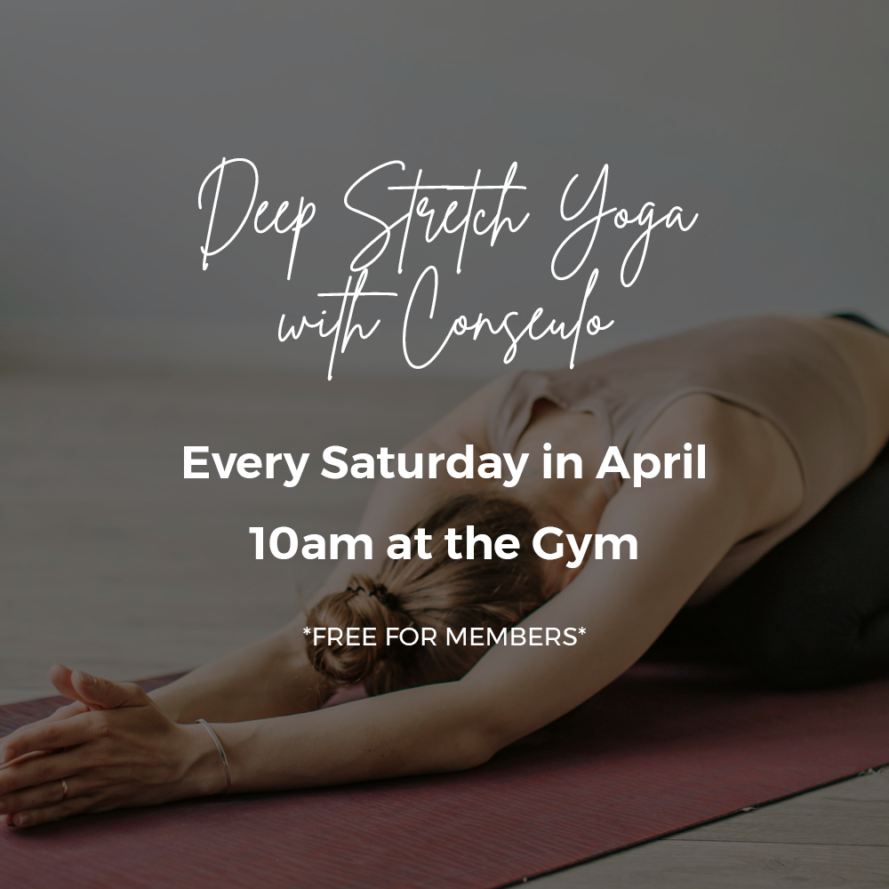 New in April: Deep Stretch Yoga with Consuelo