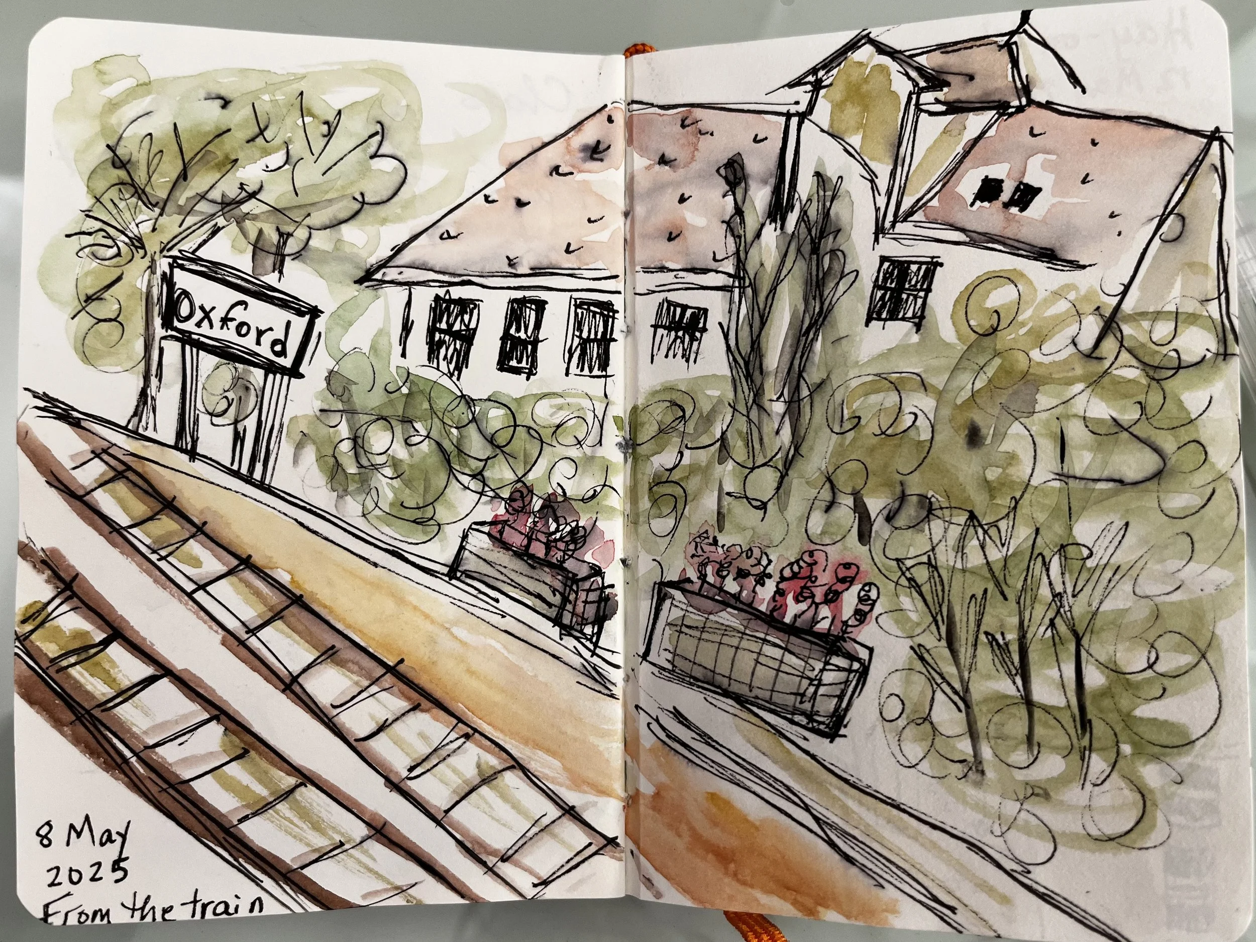 Oxford, UK Train Station