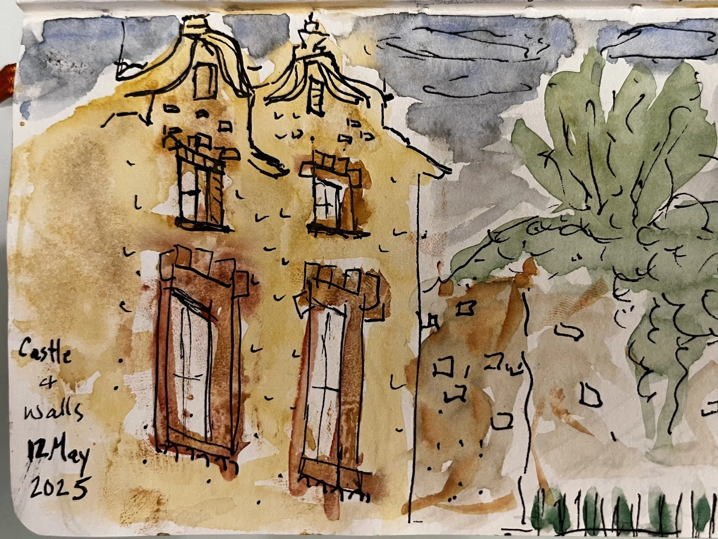 Castle Wall, Hay-on-Wye