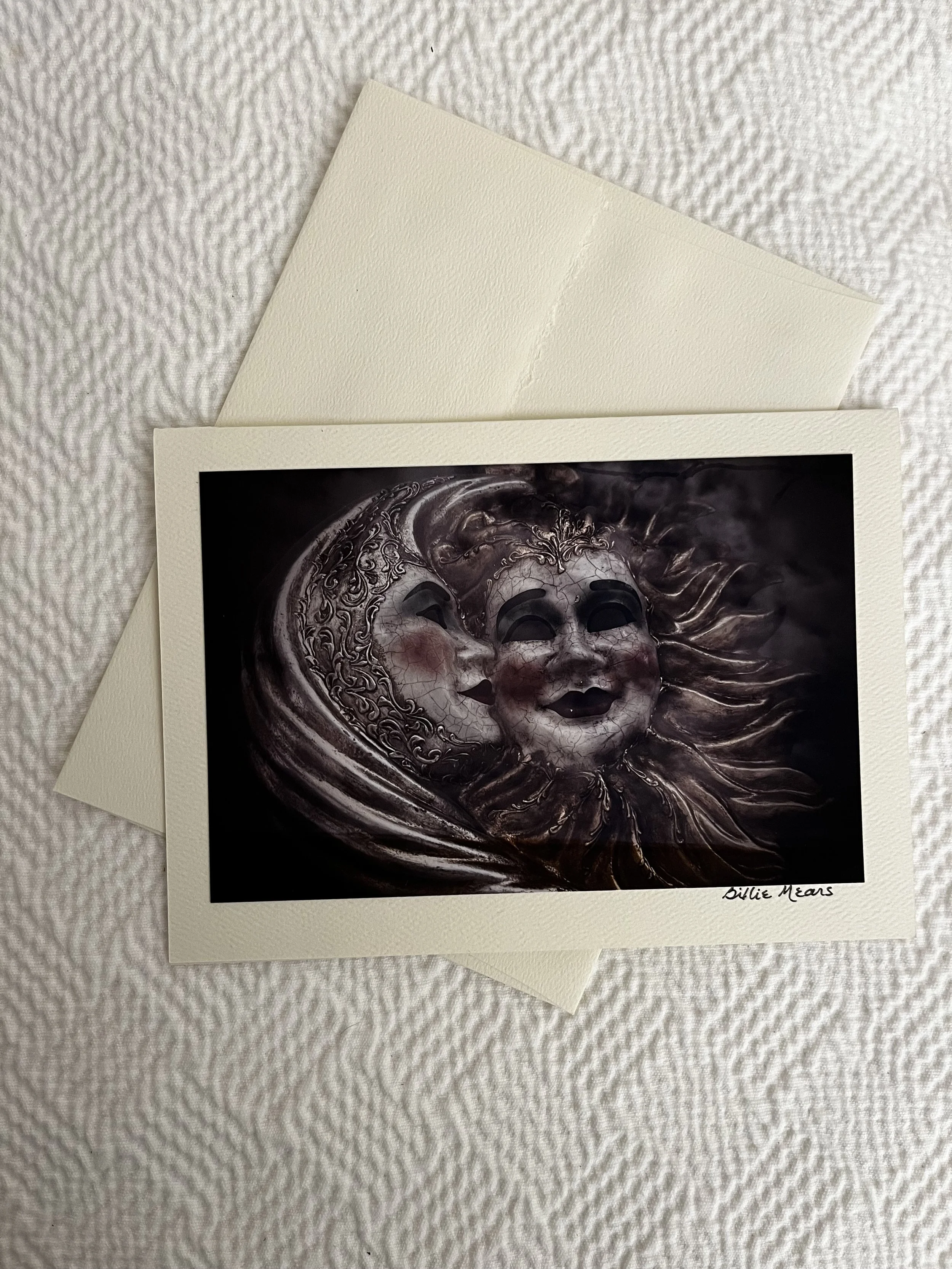 Single blank card & envelope