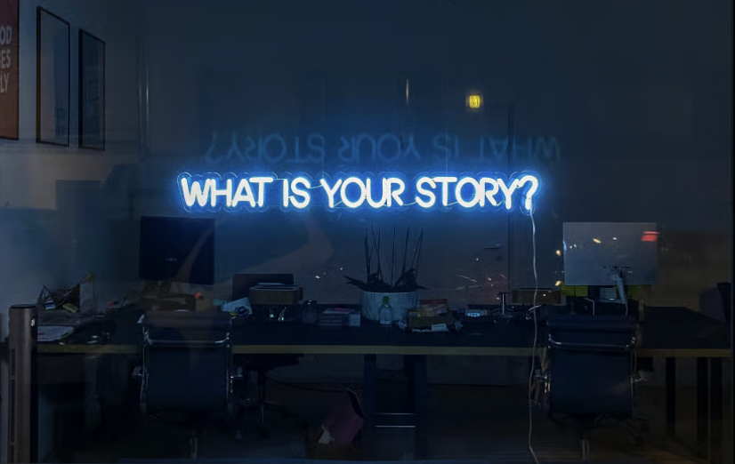 In the arena of storytellers, tell yours.