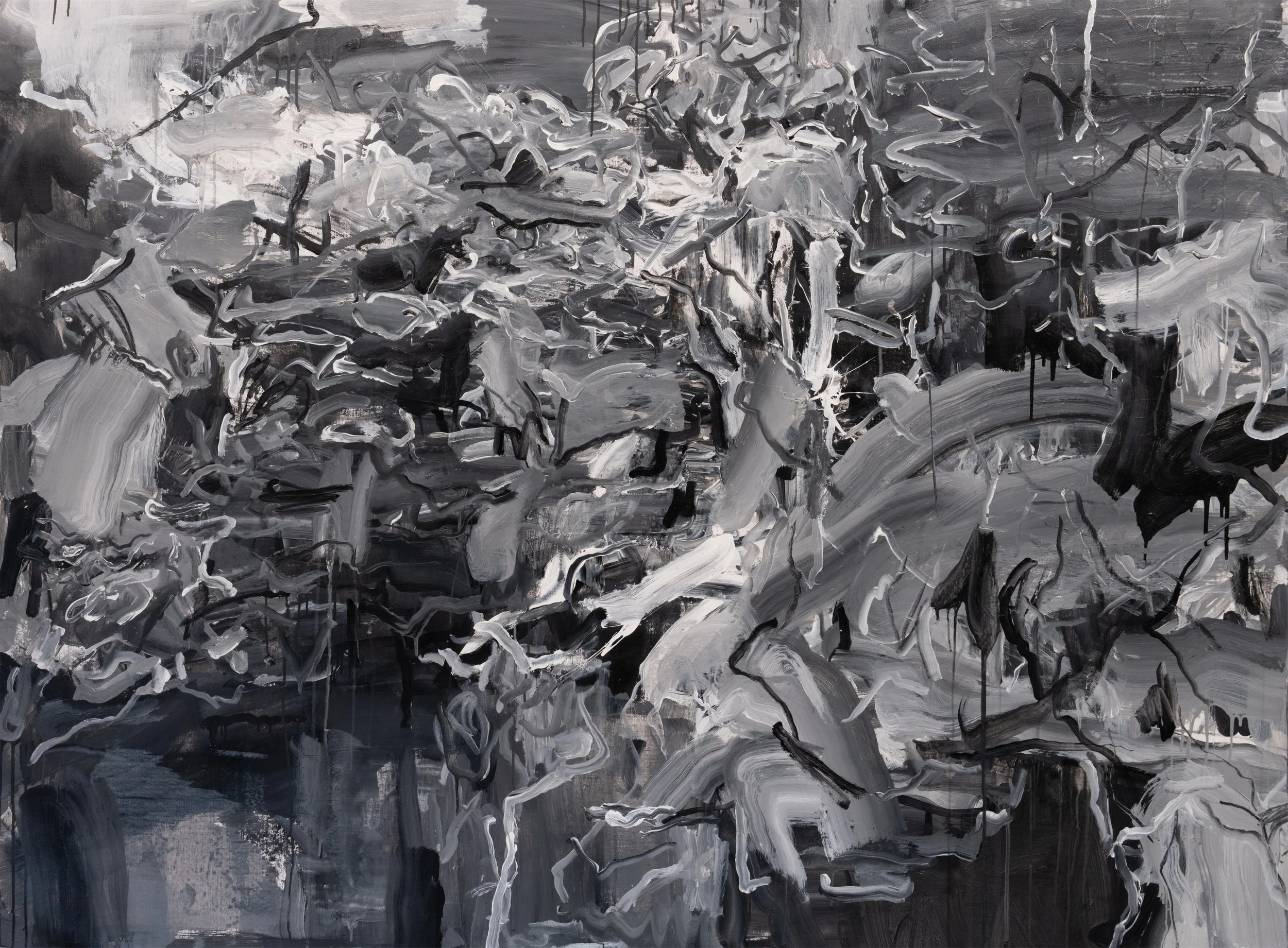 雨中之泪 03 | Tears in the Rain No.3
 
209 * 155 cm
 
2025
