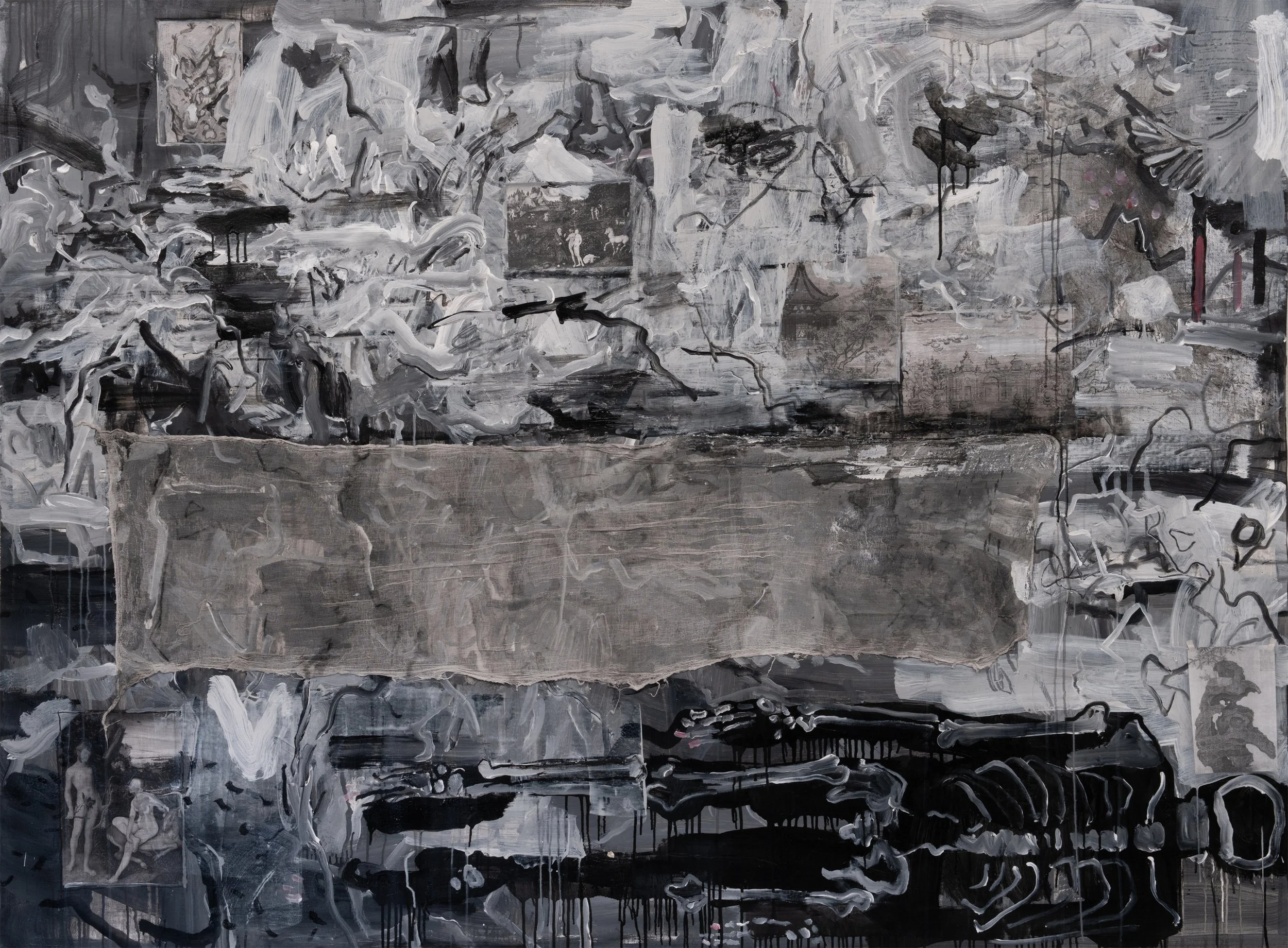 雨中之泪 04 | Tears in the Rain No.4
 
209 * 155 cm
 
2025