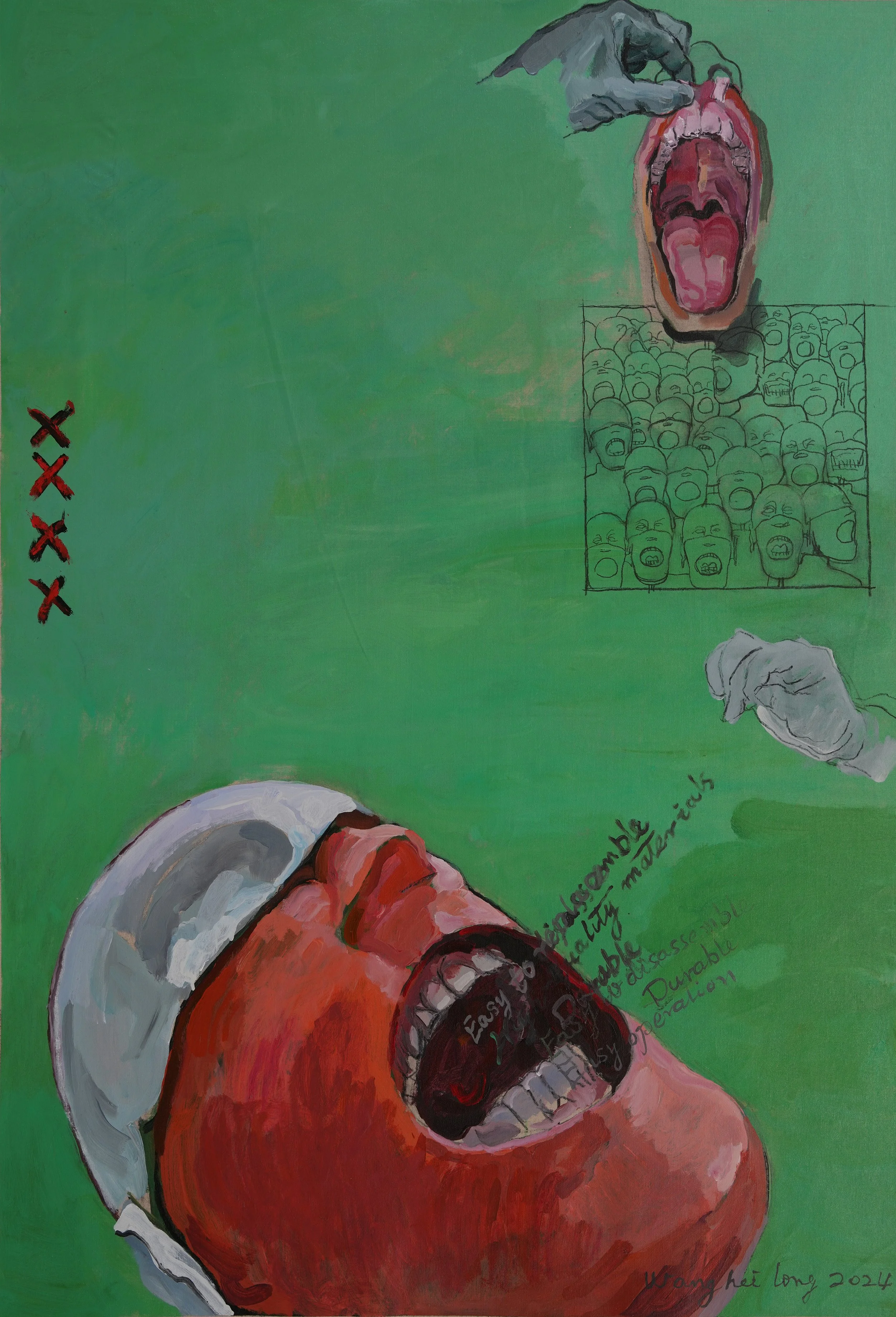 教学模型写生01 | Studies of Medical Models No.1
 
121 * 170 cm
 
2024