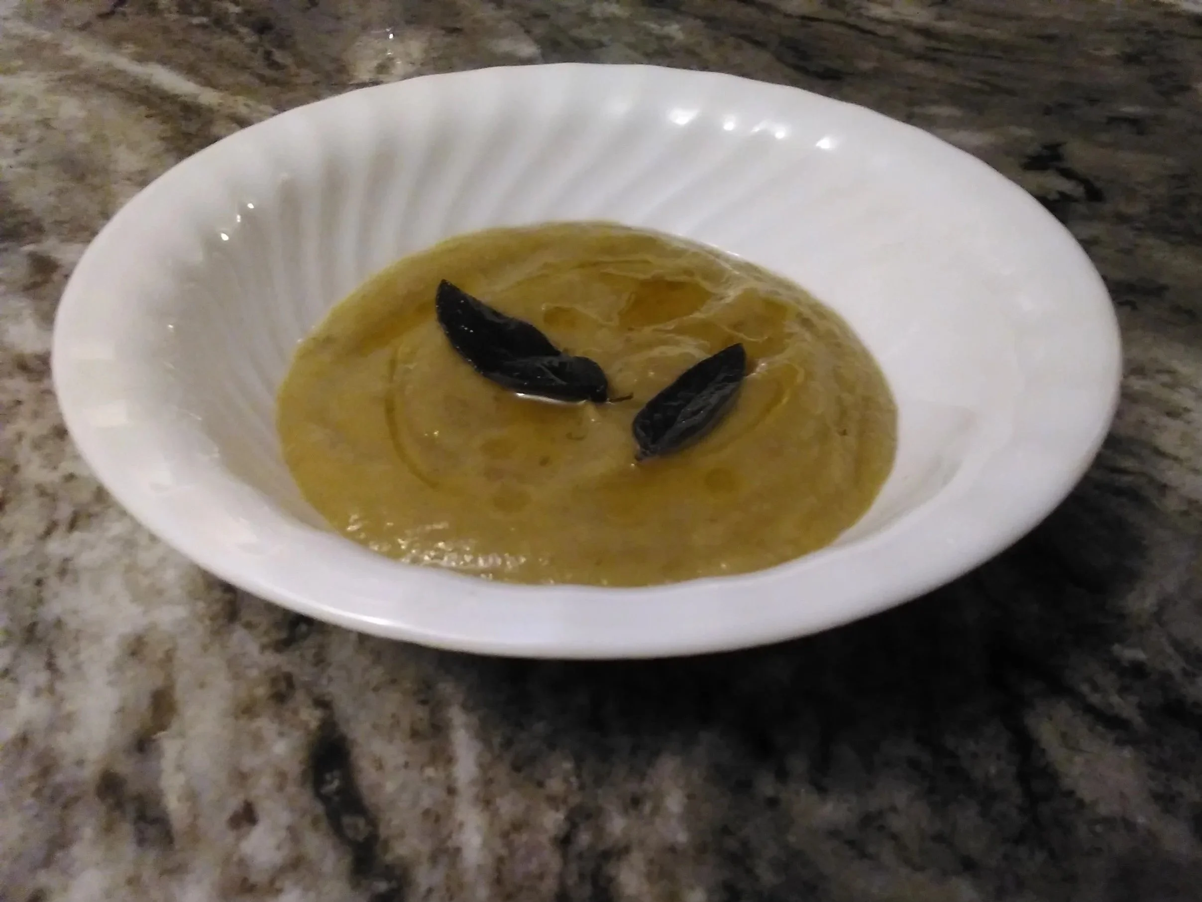 Sunchoke Soup with Sage