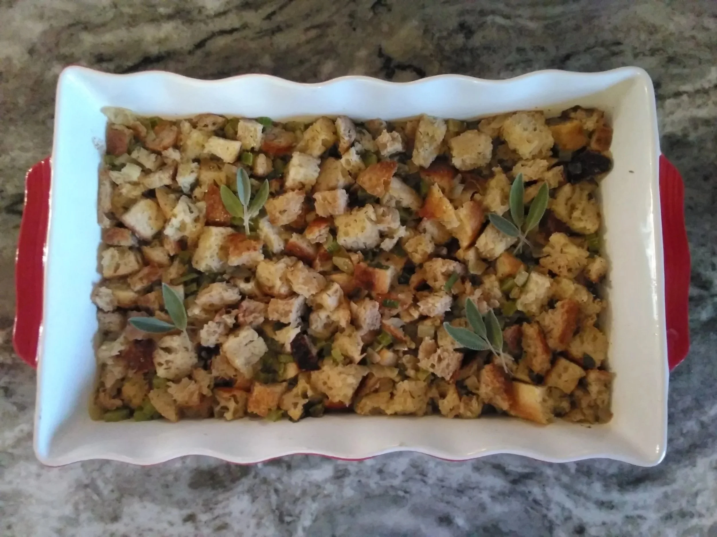 Homemade Sourdough Stuffing