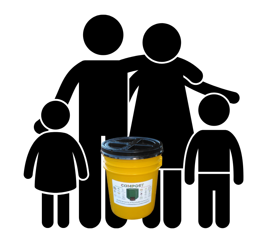 Weekly Compost Pickup Service – 1-Month Subscription