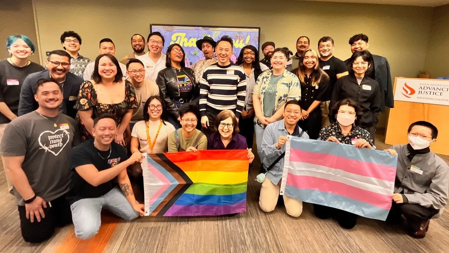 PFLAG SGV API representatives joined LGBTQ+ organizations from across the region at @advancingjusticesocal AAPI Queer Joy brunch convening! 🌈
Such a joyous gathering; sharing our work, upcoming events, and hopes for the new year in community. 

Exci