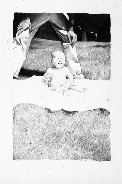 Family Two / Graphite on Paper, 18" x 24" / Available
